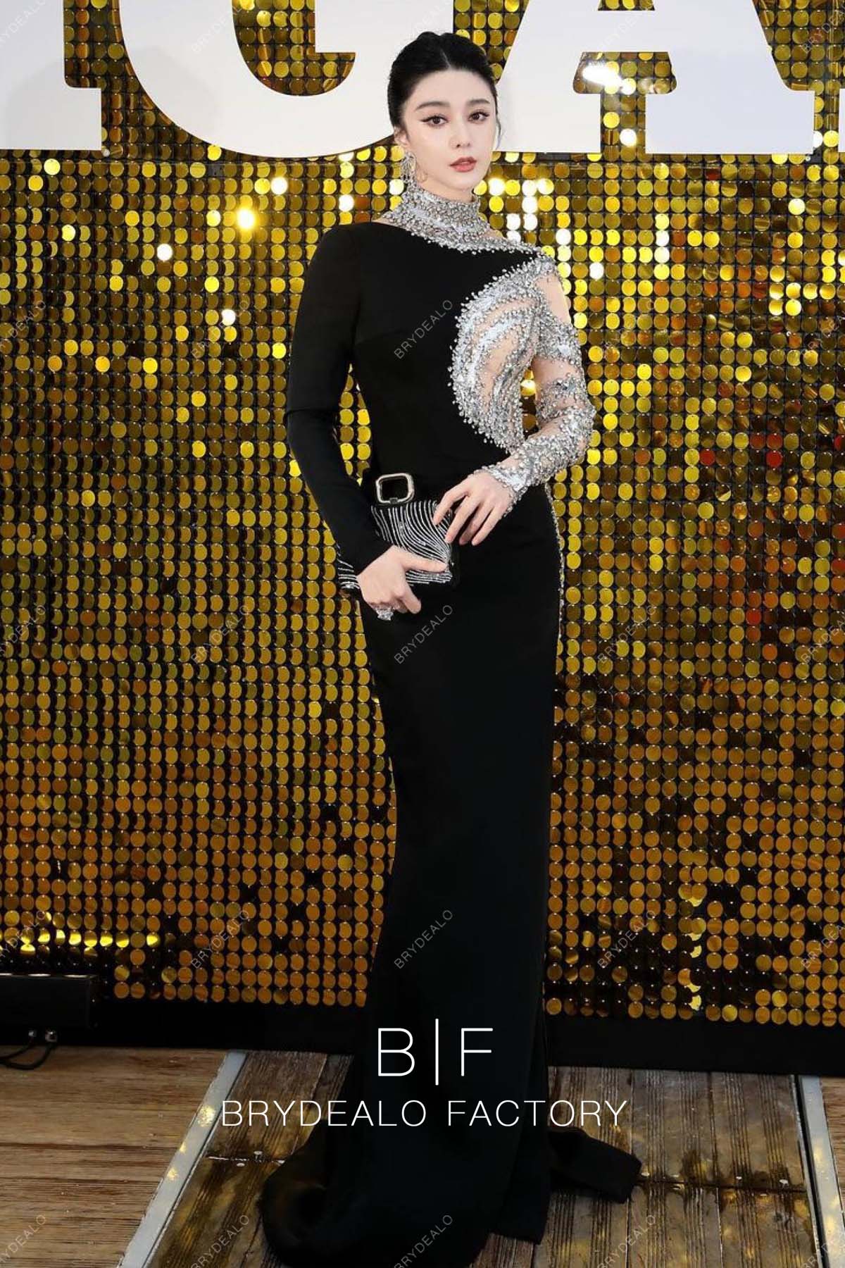 2023 Cannes Film Festival Fan Bing Bing Black Mermaid Celebrity Dress 2023 Cannes Film Festival Fan Bing Bing Black Mermaid Celebrity Dress