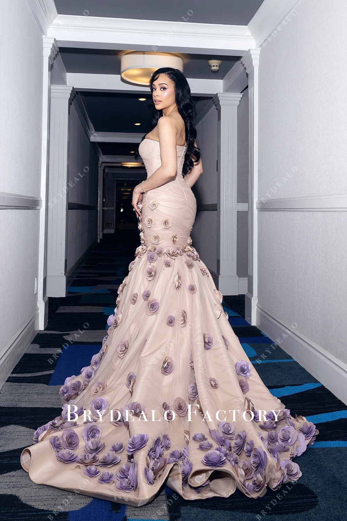 2025 Oscars red carpet Kristy Sarah Scott open back dress