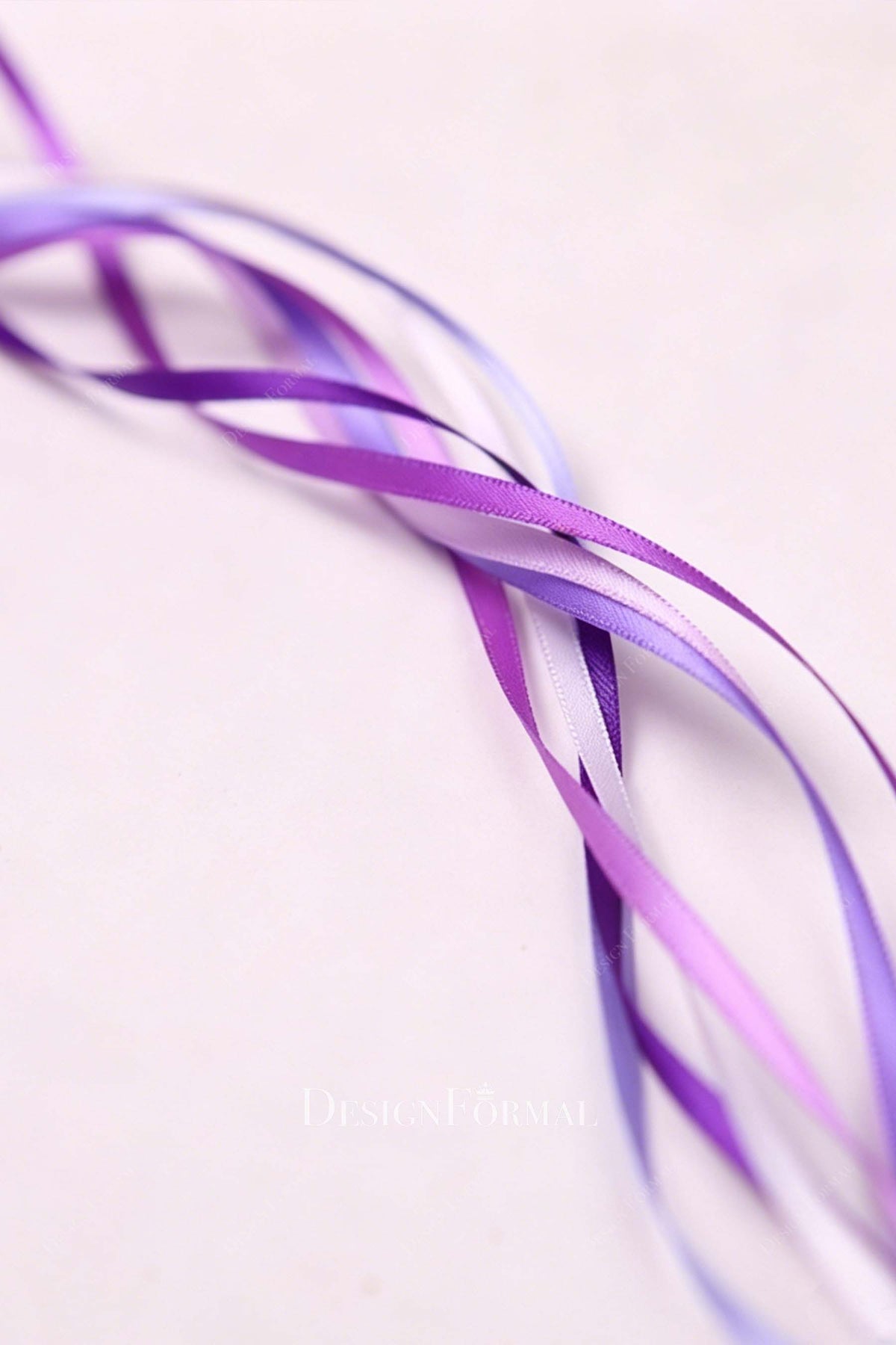 Fine 2mm Wide Glossy Polyester Satin Ribbons
