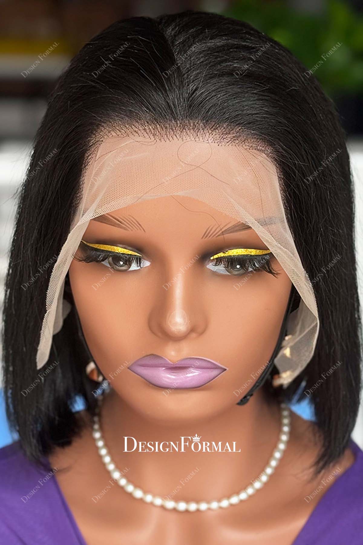 8 inch short length wig