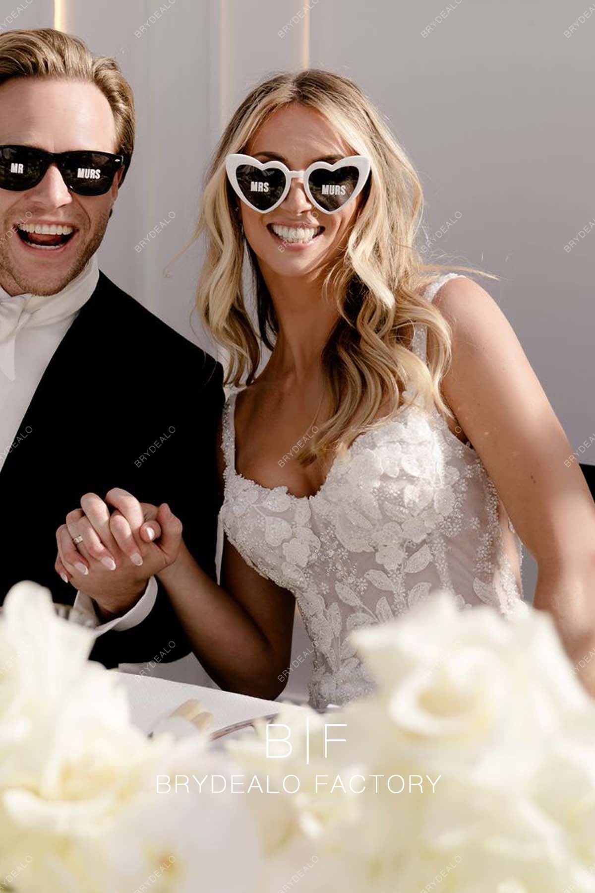 Amelia Tank Fashionable Corset Sweetheart Neck Wedding Dress