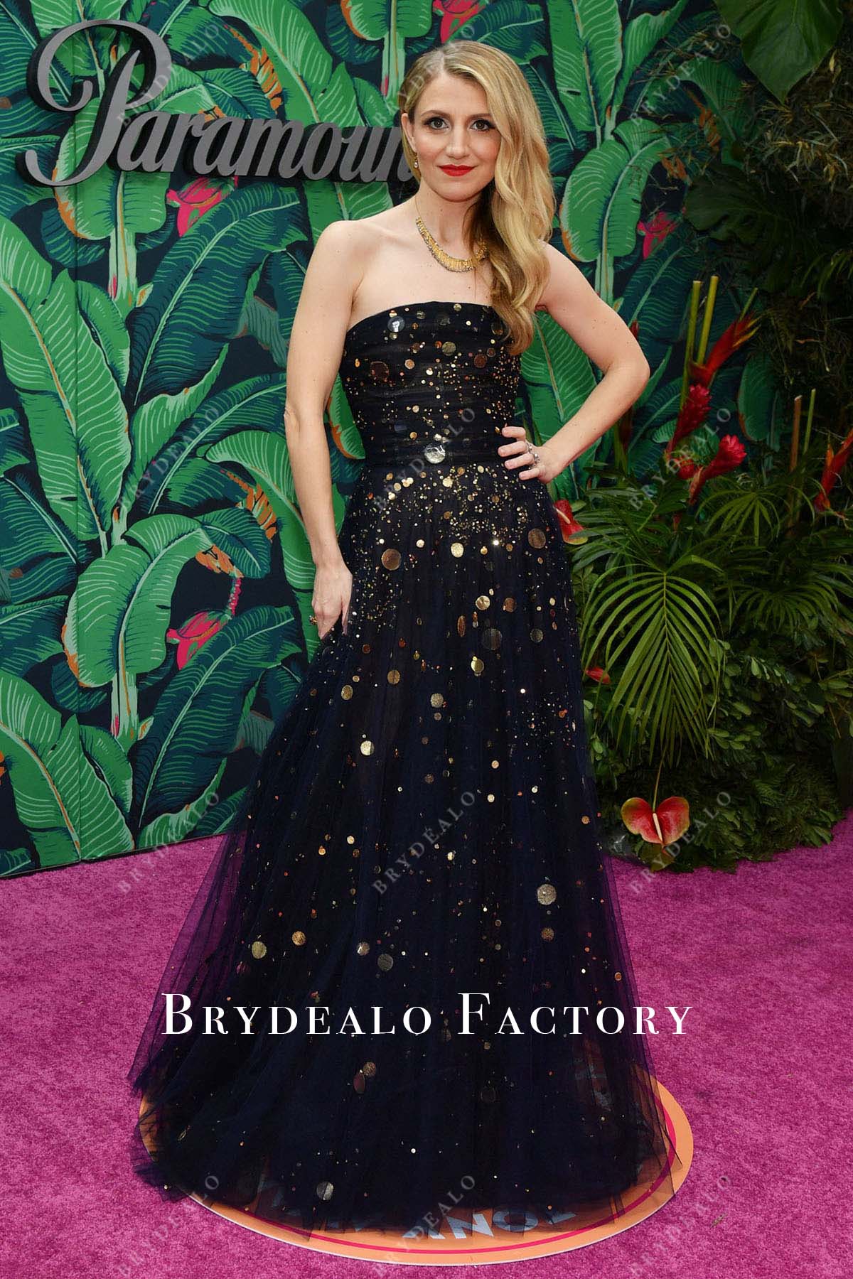 Annaleigh Ashford Dark Navy Dress 2023 Tony Awards