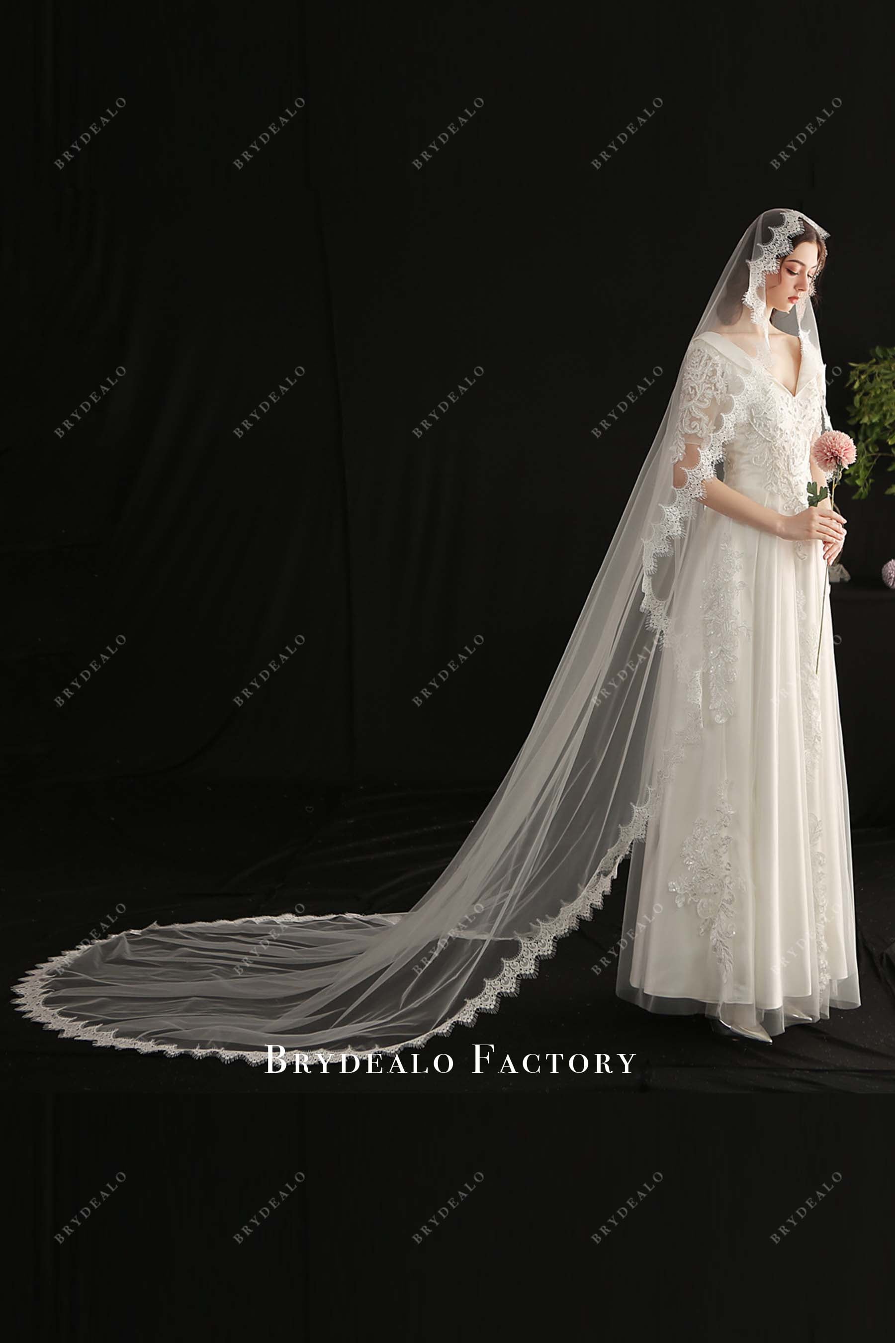 cathedral length bridal veil