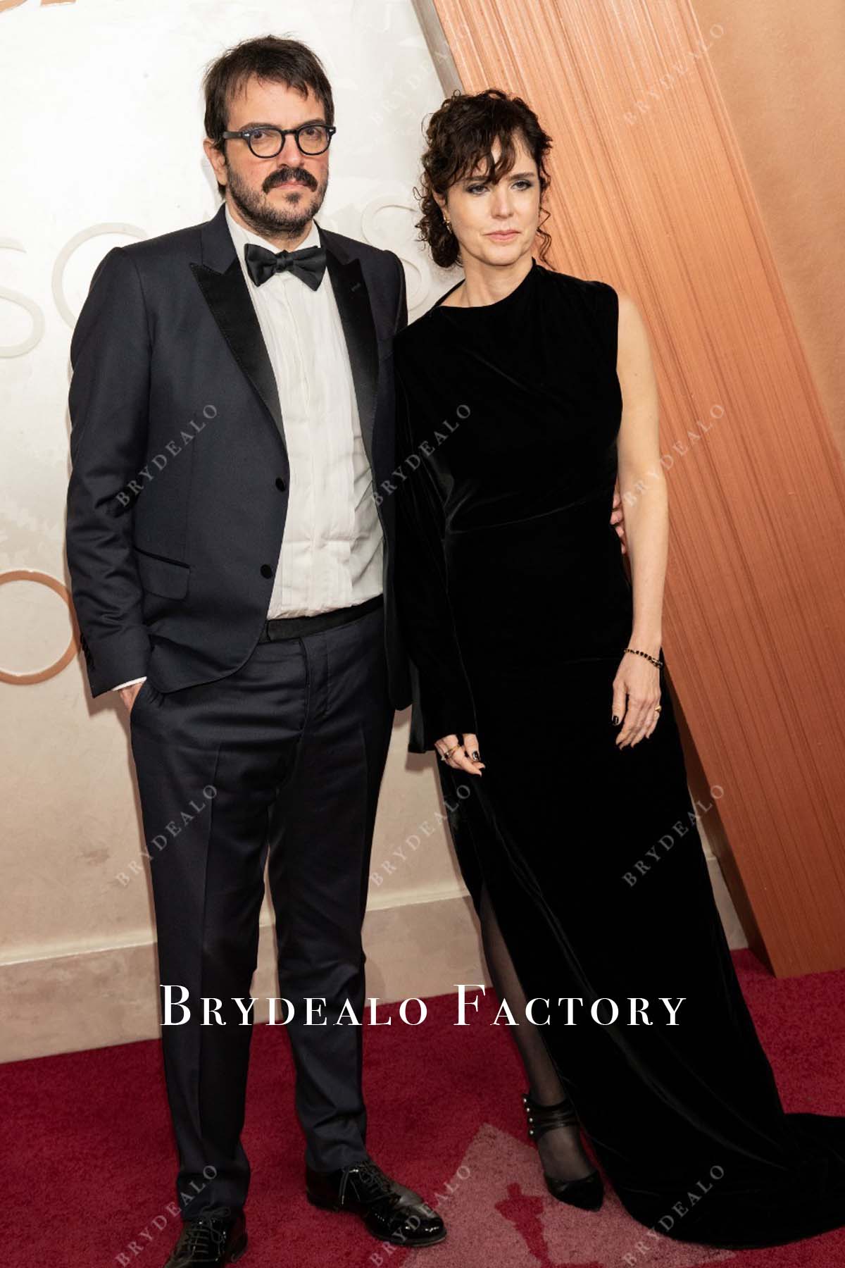 Christina Kartchner black one sleeve 2025 Oscars red carpet dress