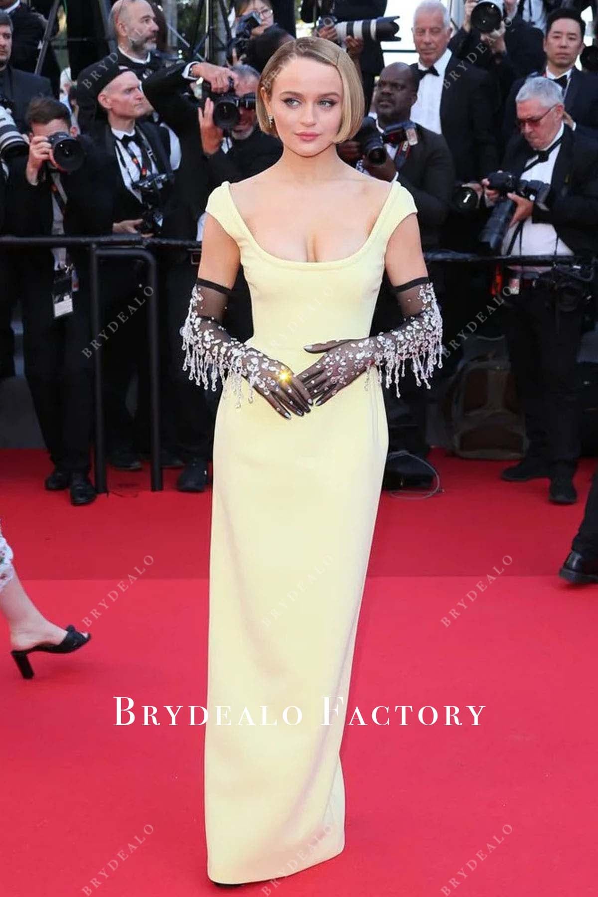 cannes film festival yellow dress See Eva Longoria's Butter Yellow Sparkly Dress at Cannes