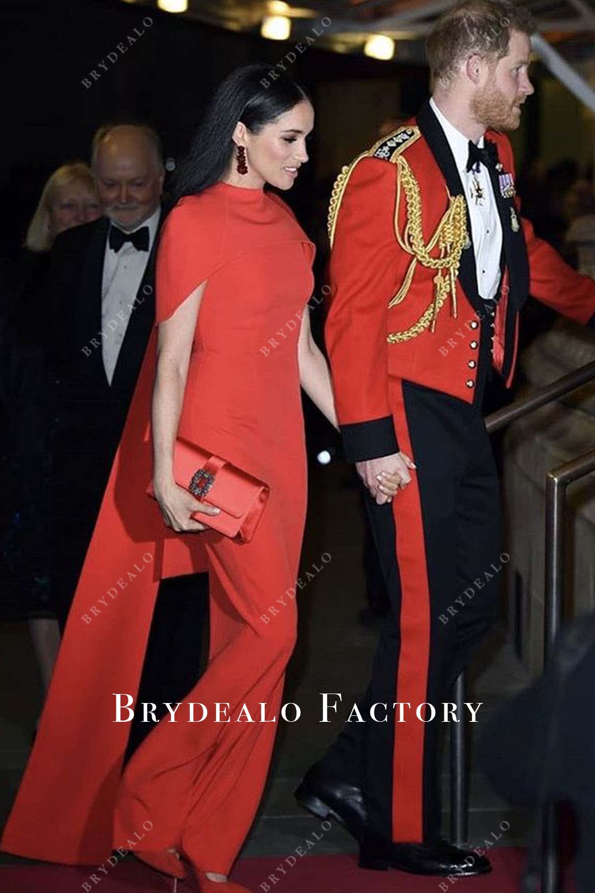 Meghan Markle 2020 Mountbatten Festival of Music red dress