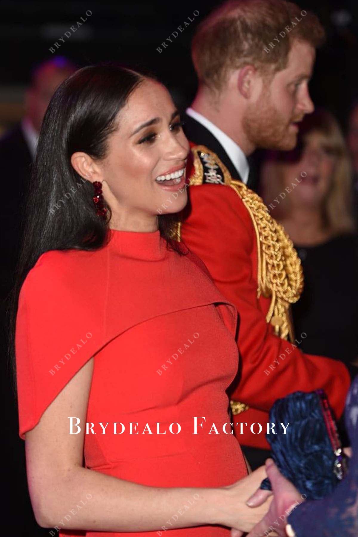 Meghan Markle high neck dress 2020 Mountbatten Festival of Music