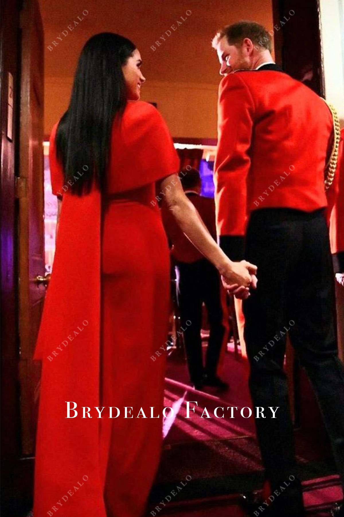 2020 Mountbatten Festival of Music Meghan Markle cap sleeve dress