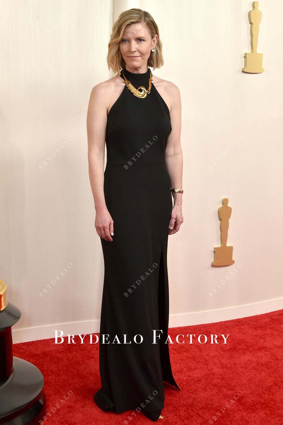 mermaid black prom dresses 2024 Michelle Mizner 2024 Oscars Red Carpet Mermaid Black Dress