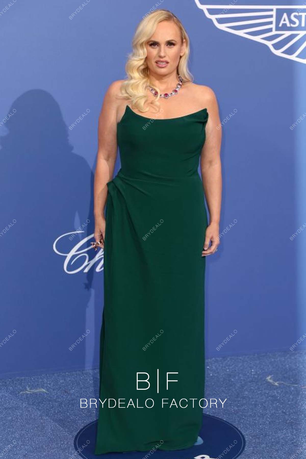 Rebel Wilson 2023 Cannes Film Festival Plus Size Dark Green Dress Rebel Wilson 2023 Cannes Film Festival Plus Size Dark Green Dress