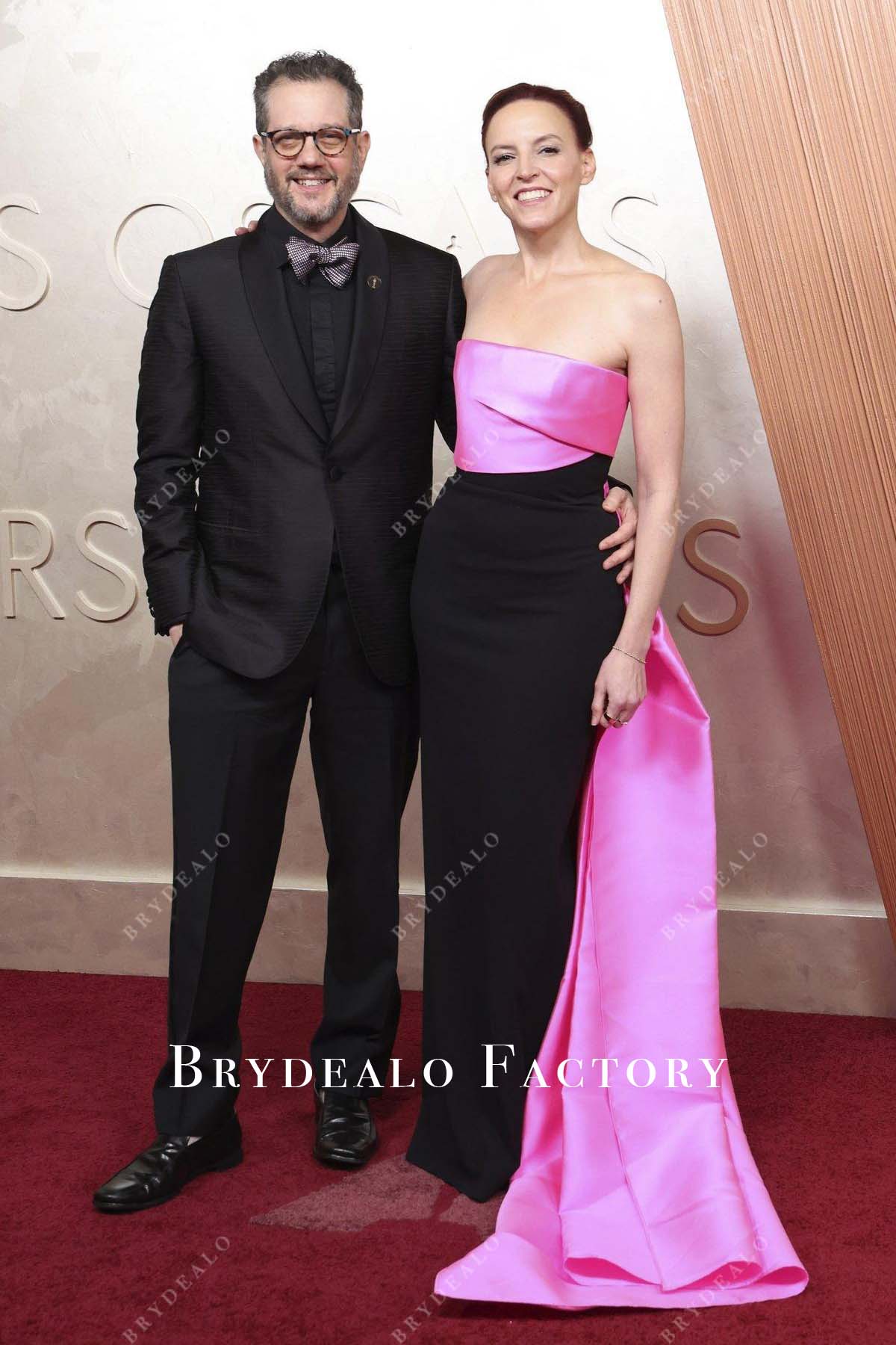 Sandra Hüller two tone 2025 Oscars red carpet dress