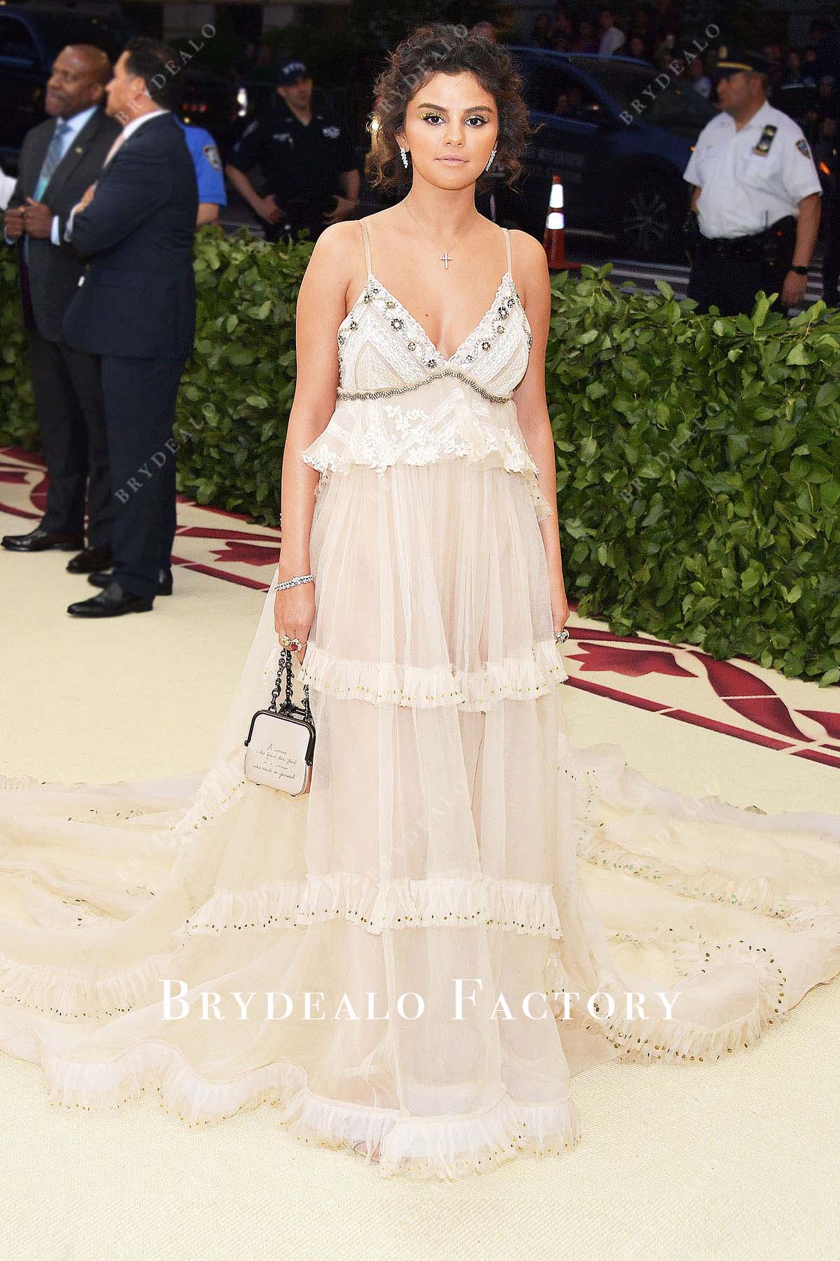 Selena Gomez A-Line 2022 Met Gala Pregnant Dress