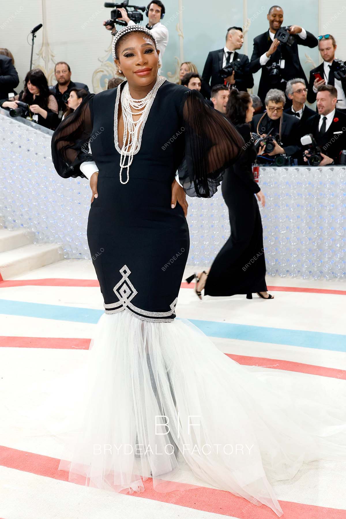 Serena Williams Met Gala 2023 Plus Size Trumpet Maternity Dress Serena Williams Met Gala 2023 Plus Size Trumpet Maternity Dress
