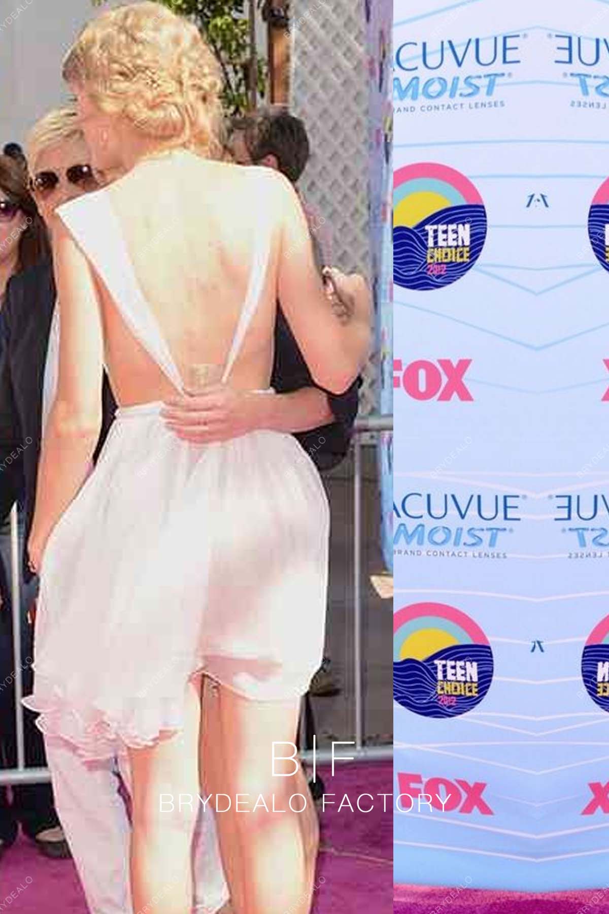 Taylor Swift Open Back Homecoming Bridesmaid Dress