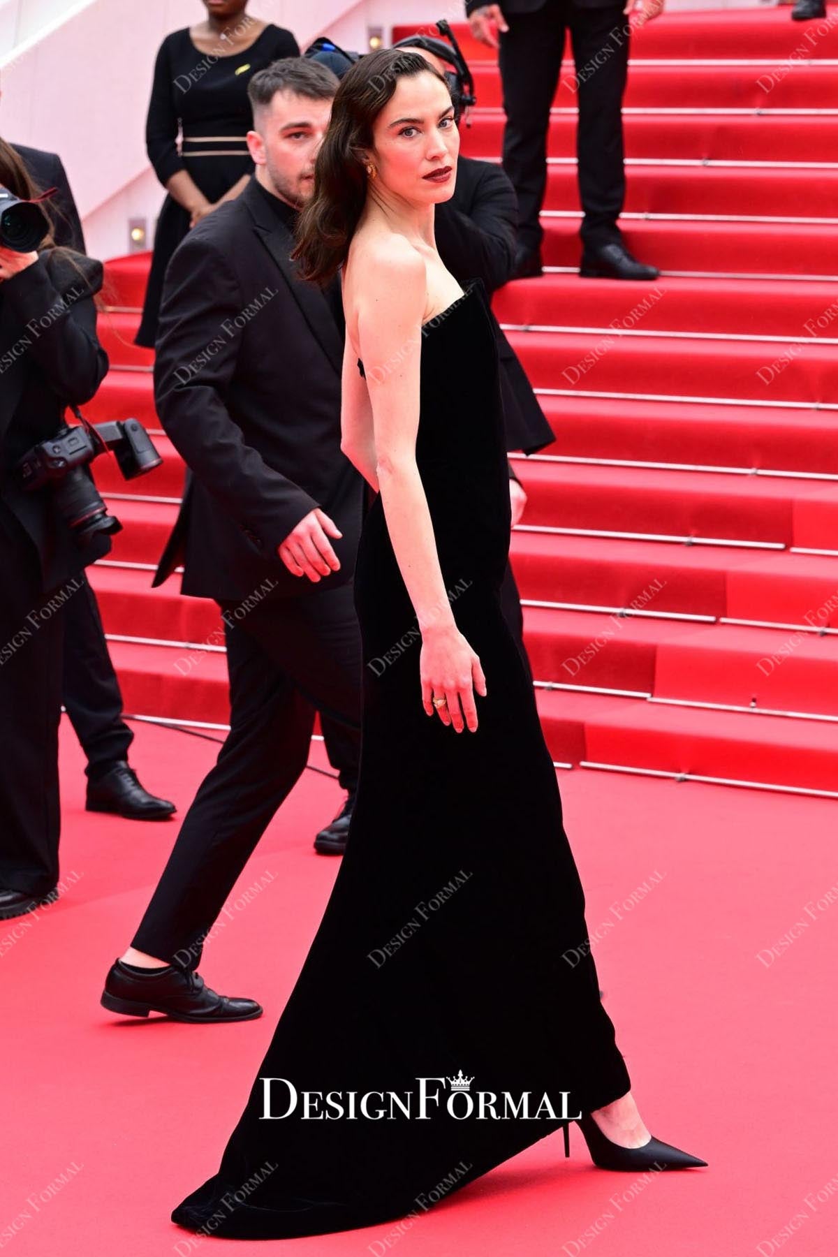 Alexa Chung 2025 high low Cannes Film Festival Premiere dress