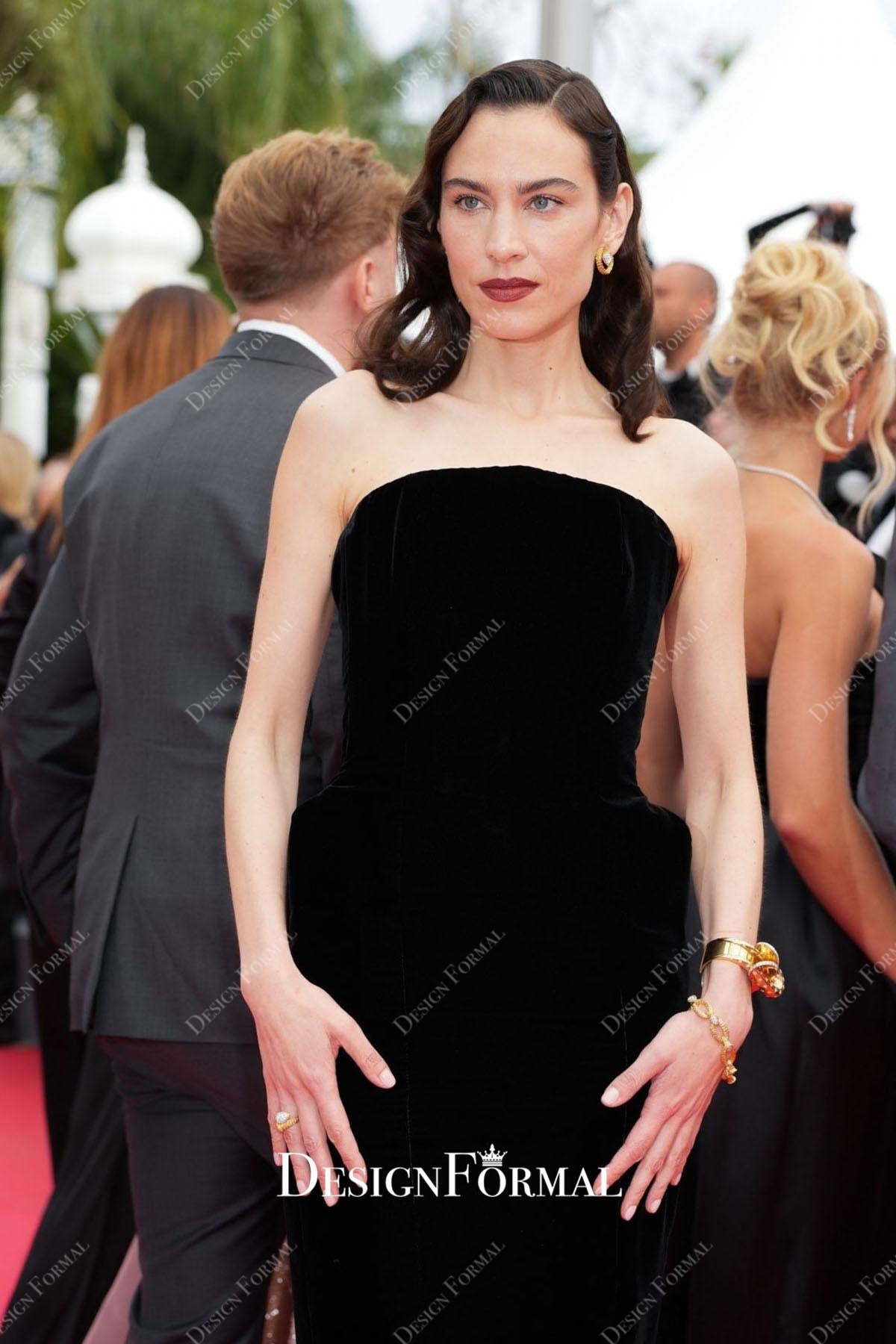 Alexa Chung 2025 strapless Cannes Film Festival Premiere dress