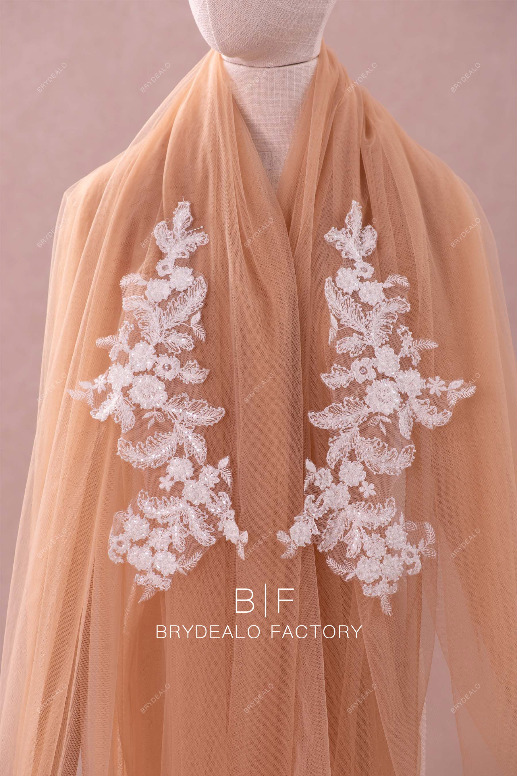 beaded lace appliques