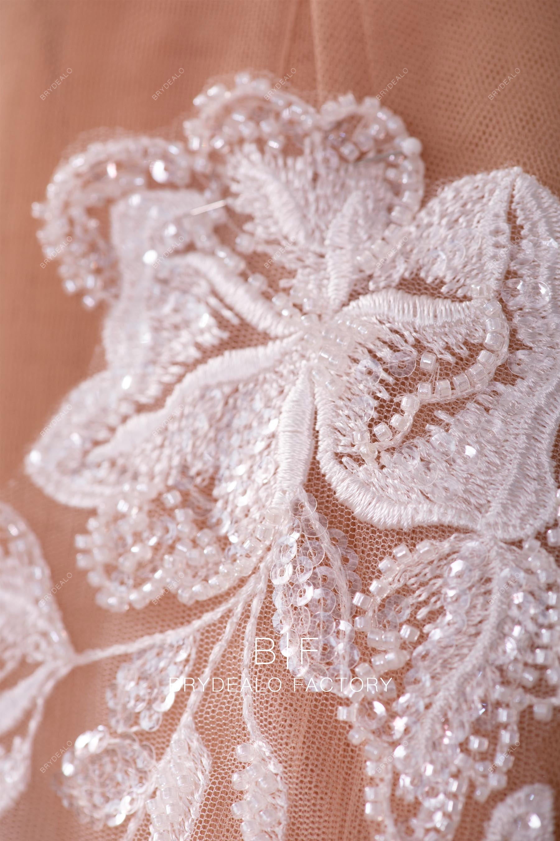 beaded lace appliques