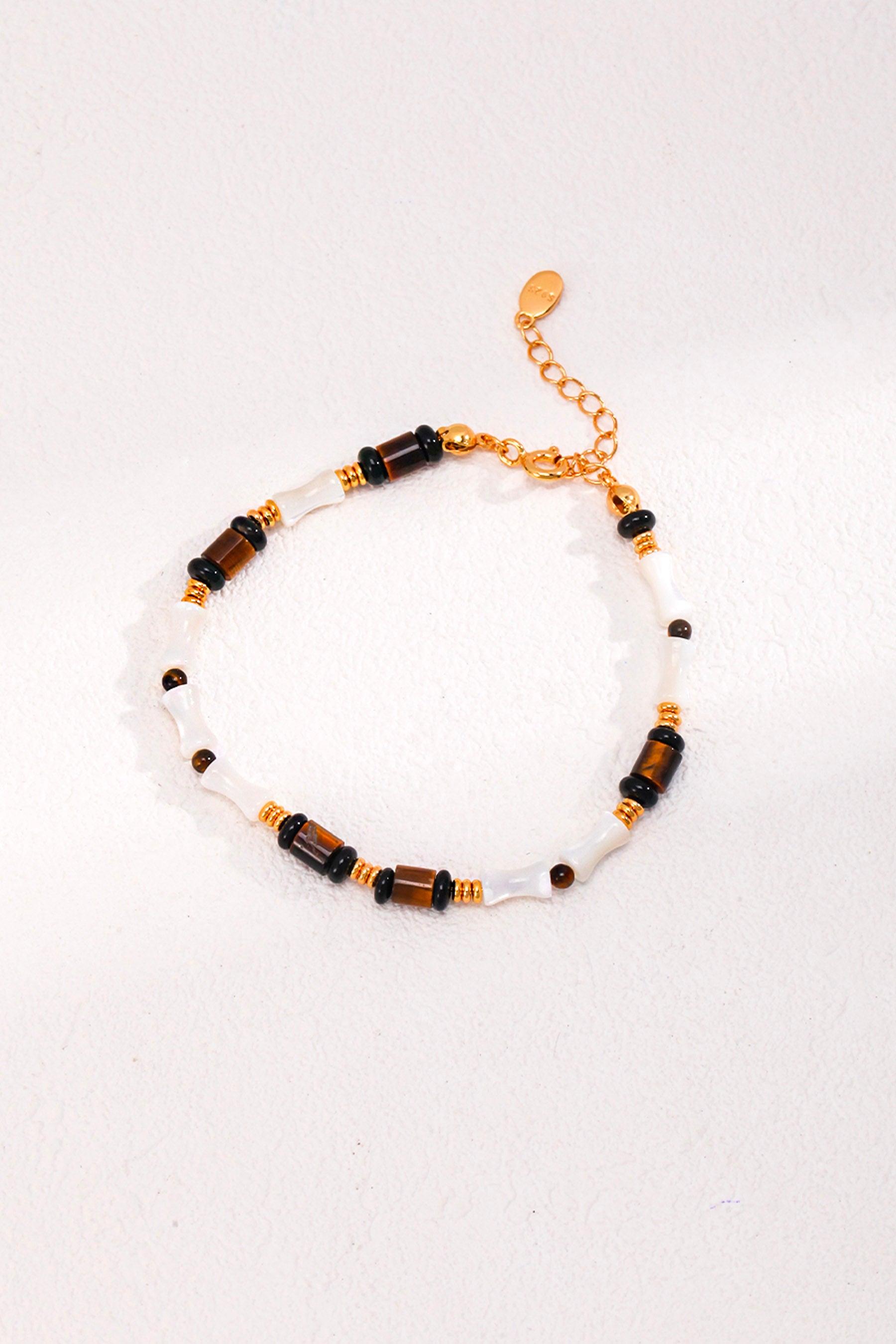 black onyx gem stone bracelet