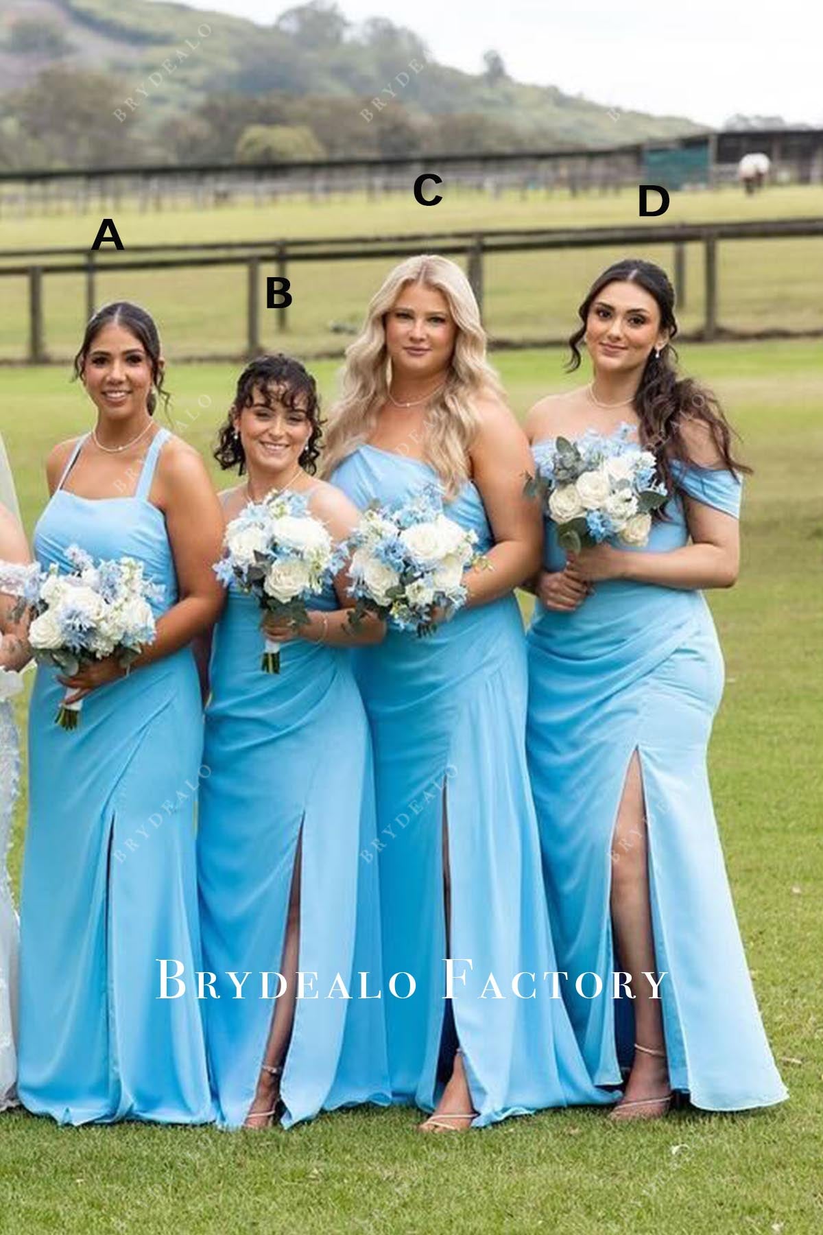 Mismatched Bridesmaid Dresses
