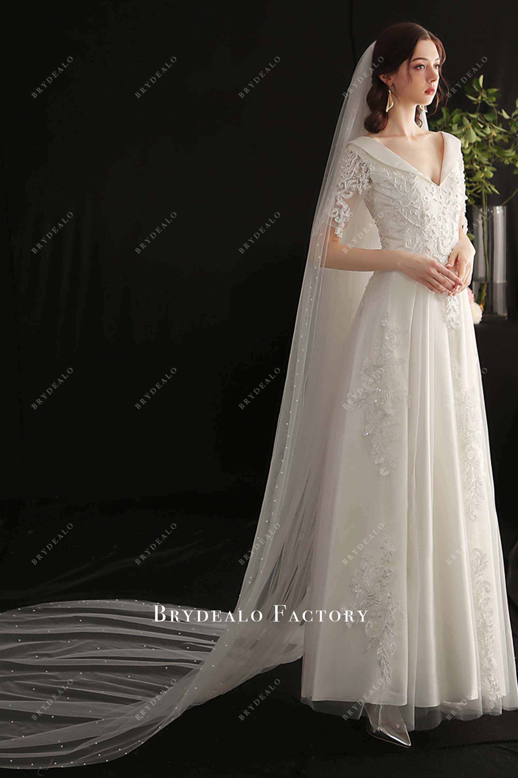 cathedral length bridal veil