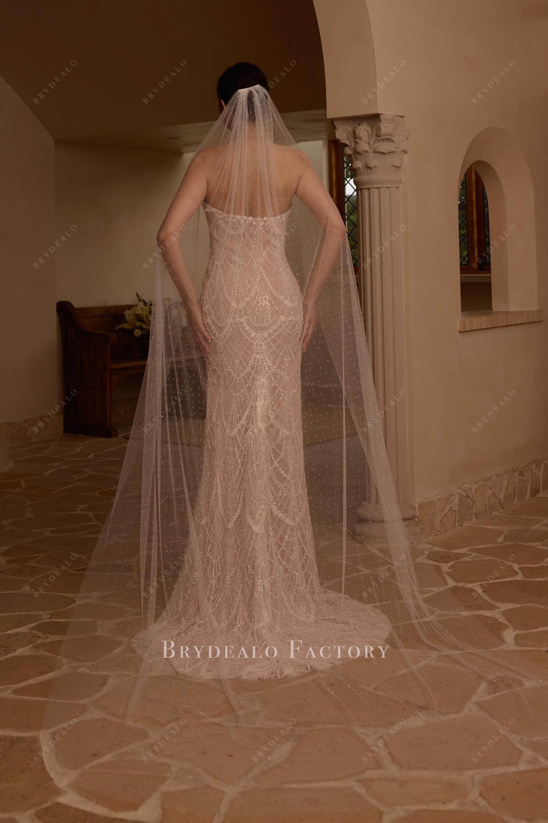 cathedral length bridal veil