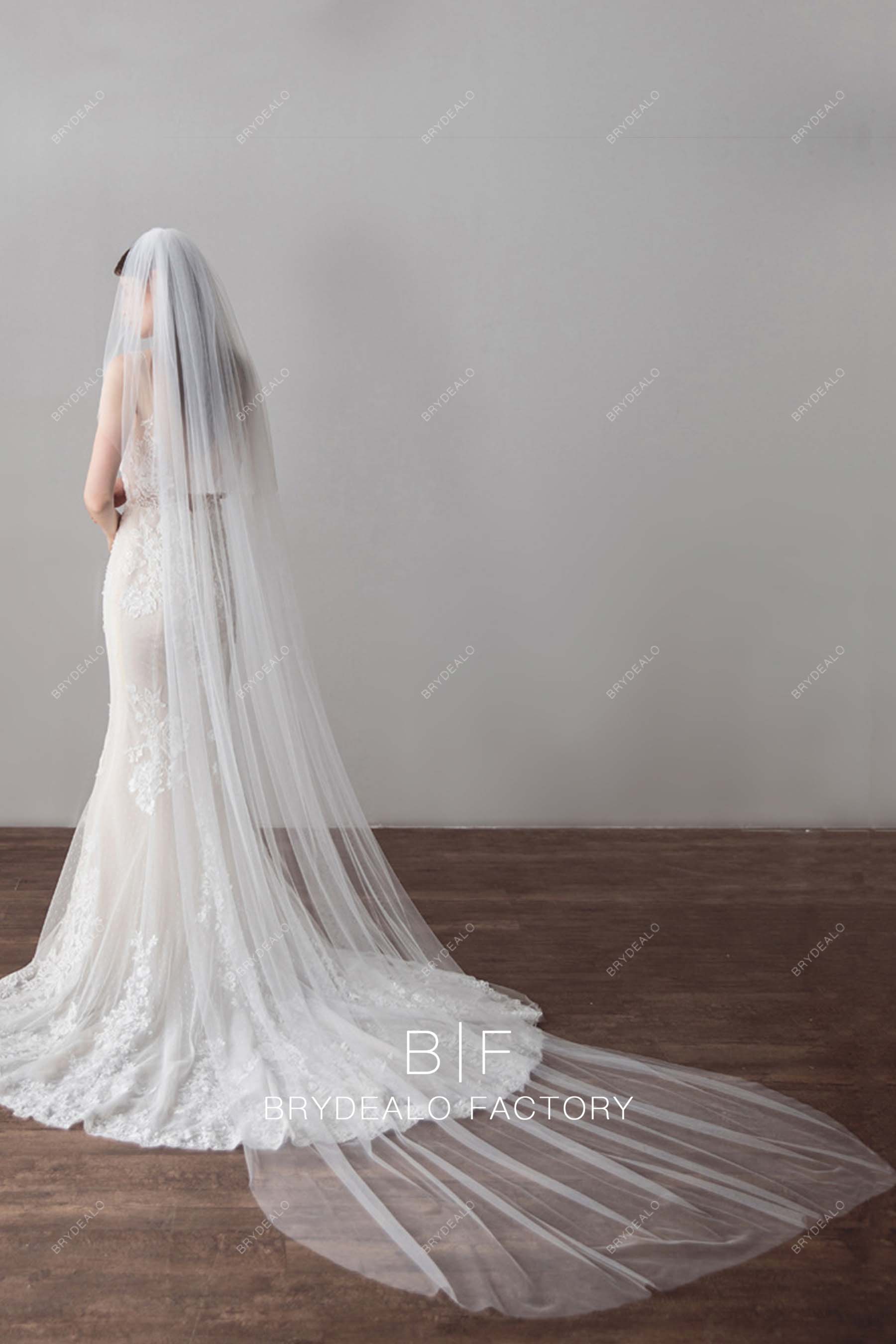 cathedral length wedding veil