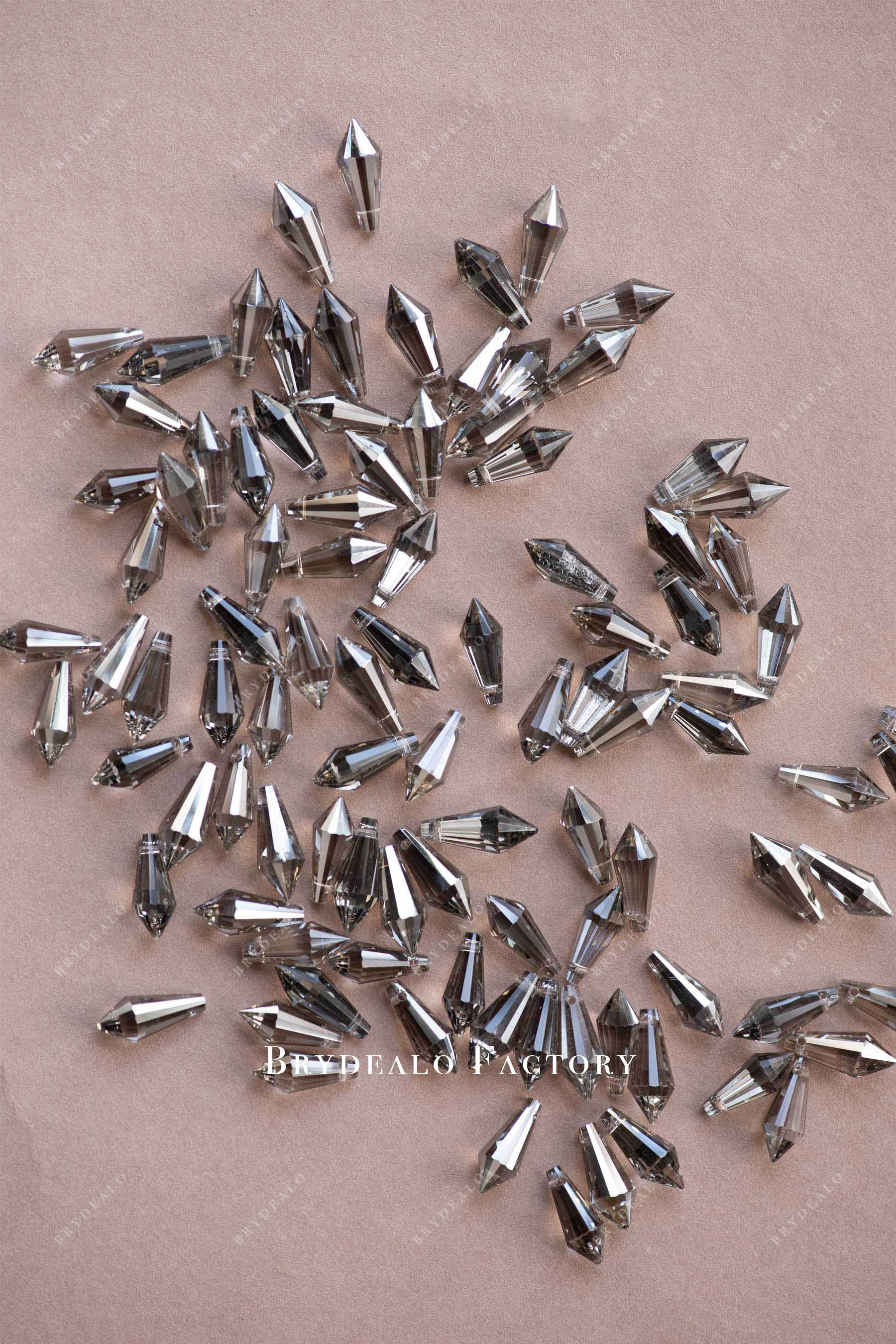 High-Quality Sewable Drop Crystal Rhinestones