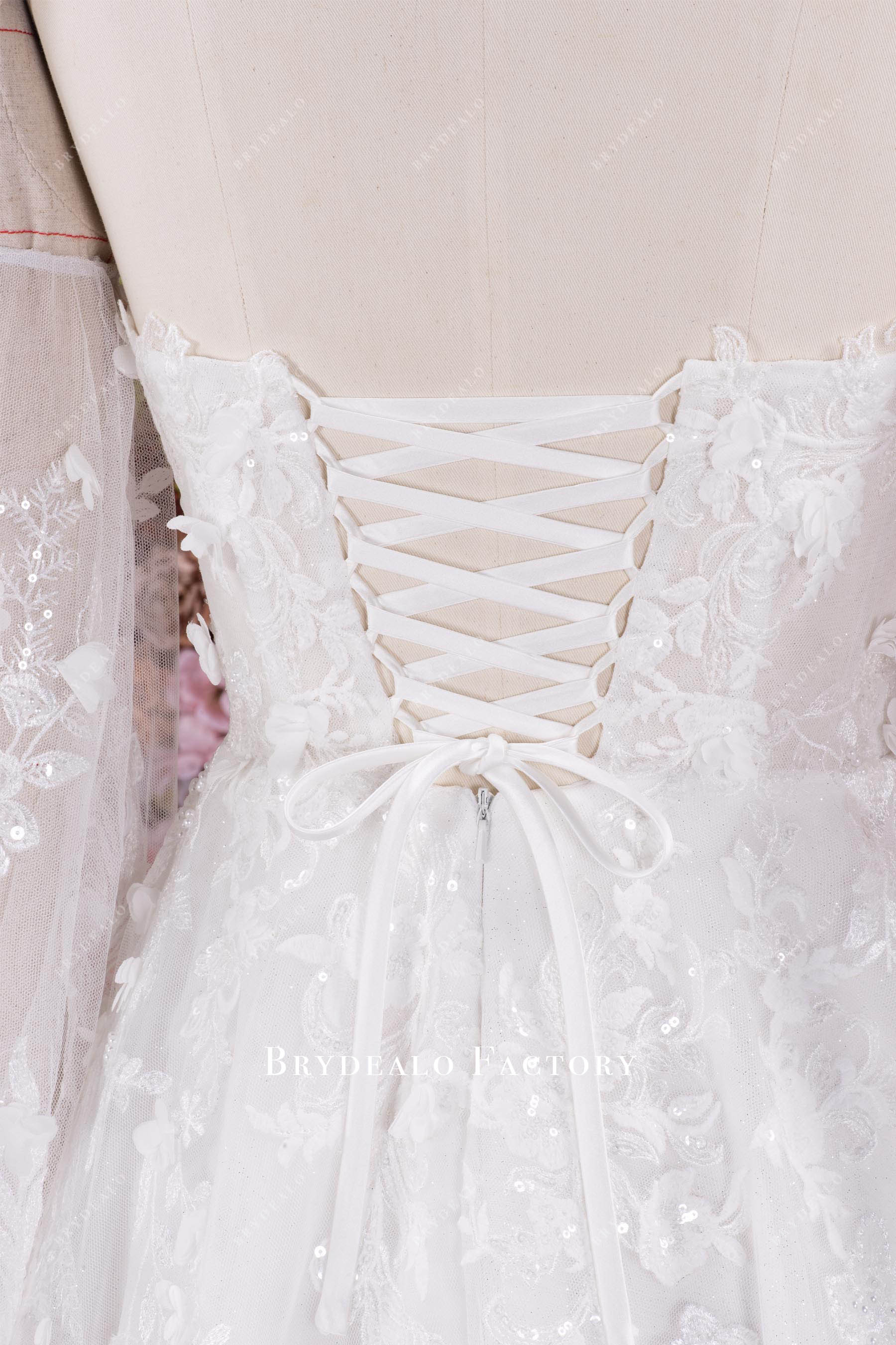 corset wedding dress