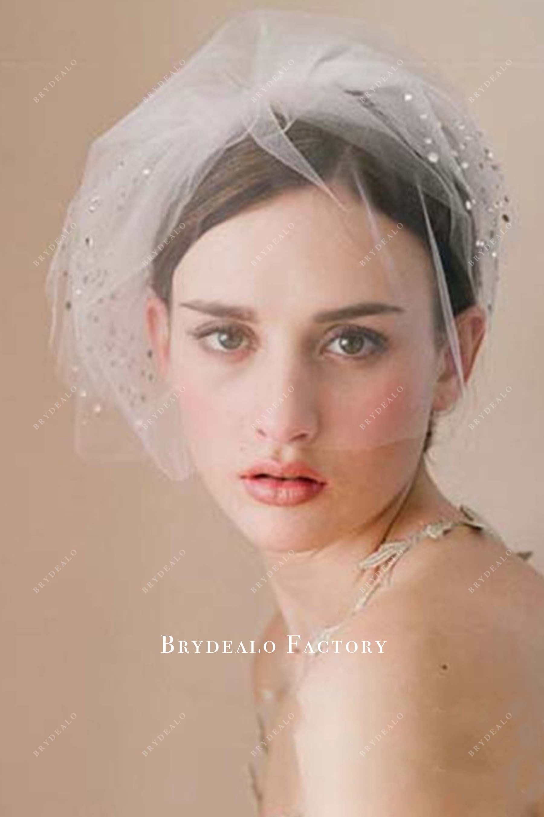 crystals bridal veil