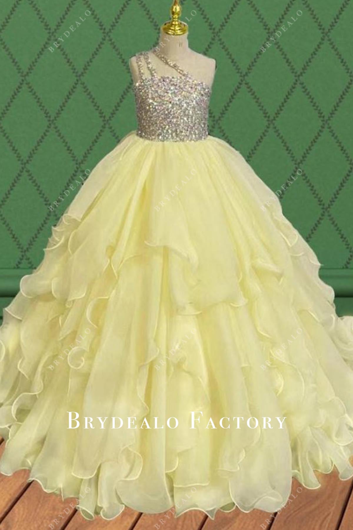 daffodil a line pageant dress