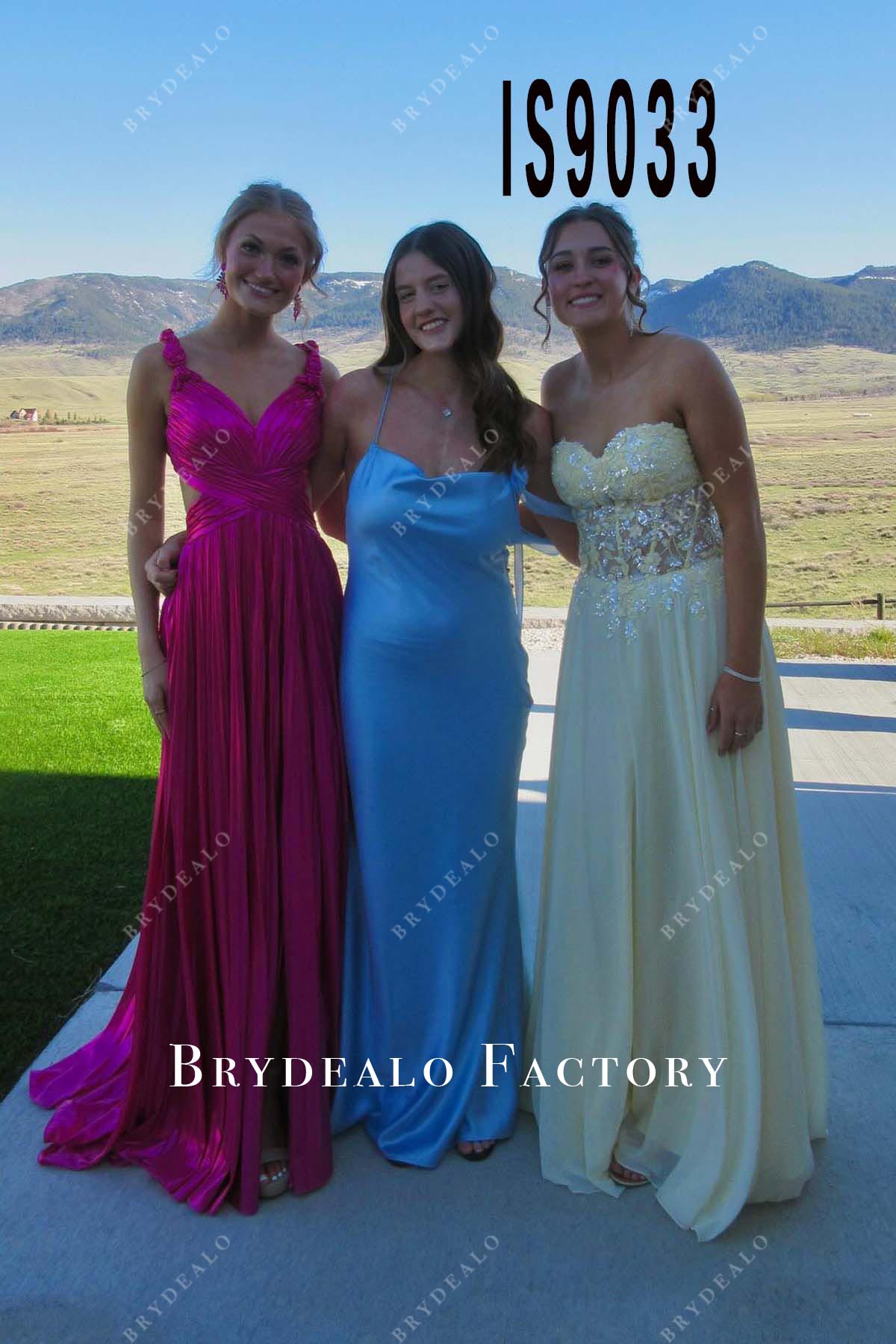 daffodil sweetheart prom dress