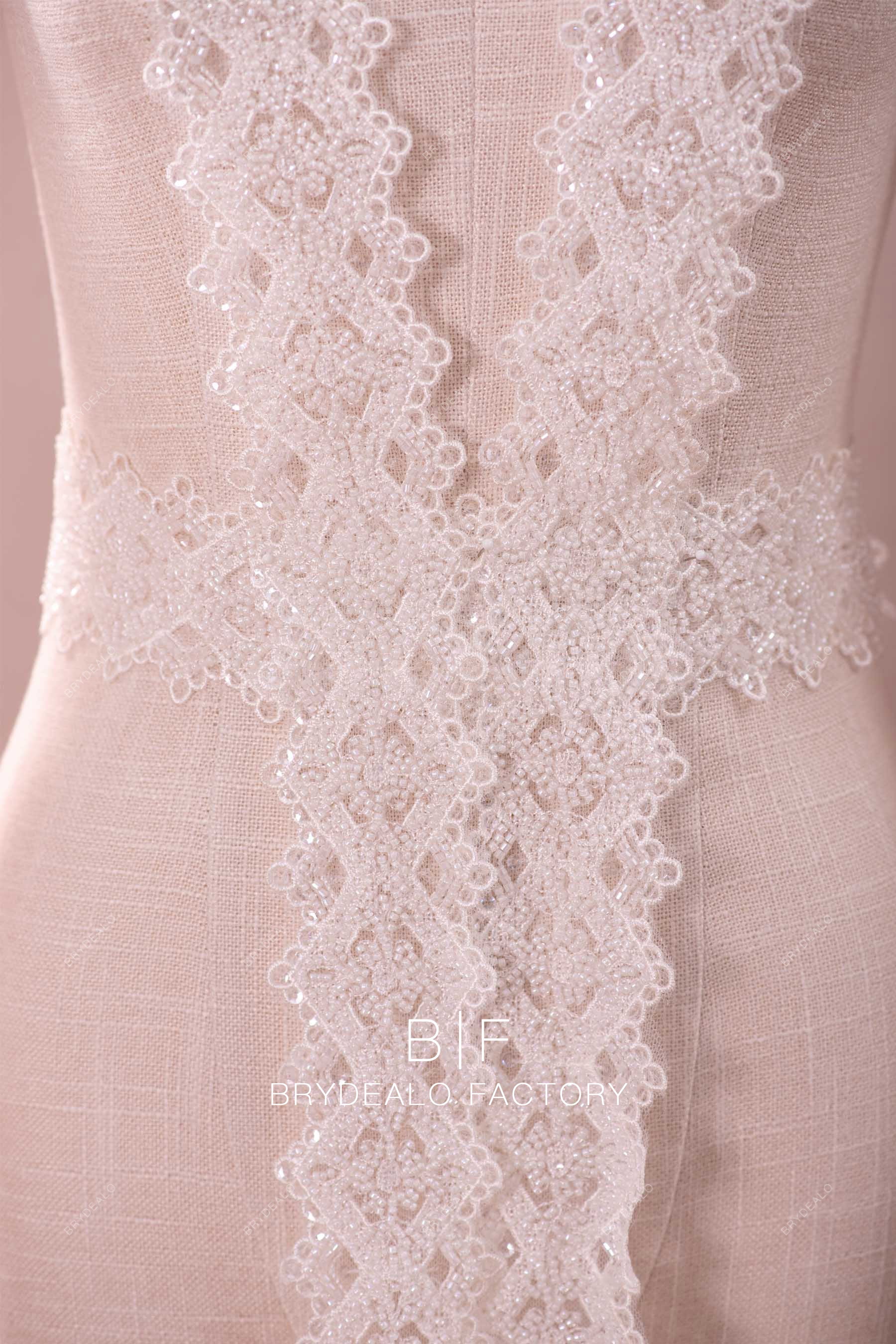 double border lace trim