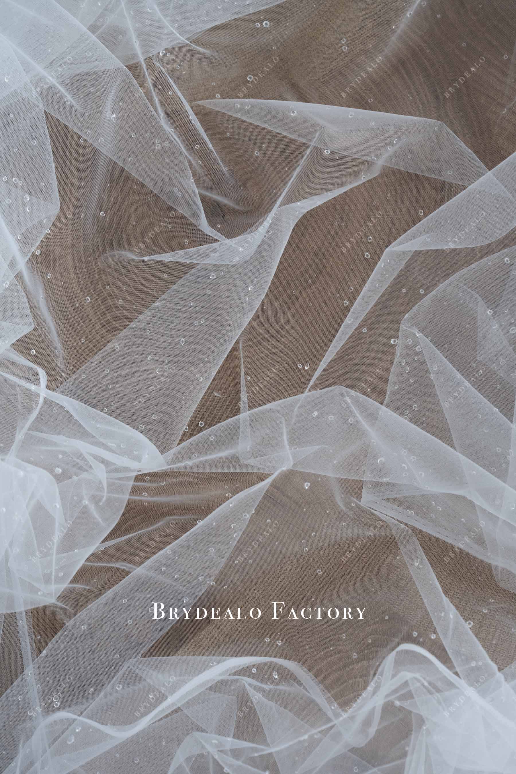 dreamy dew tulle wedding veil