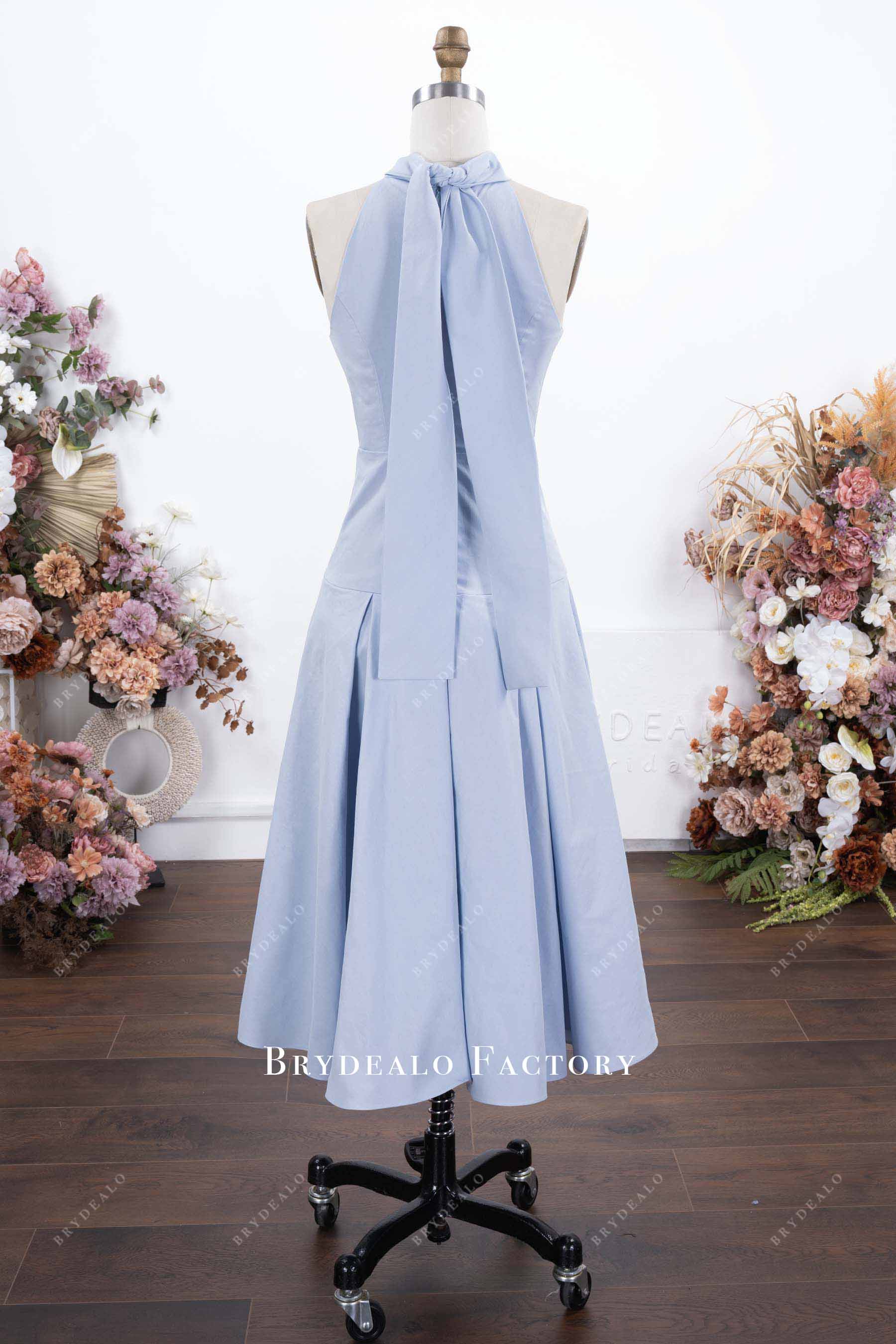 dusty a line length formal dress