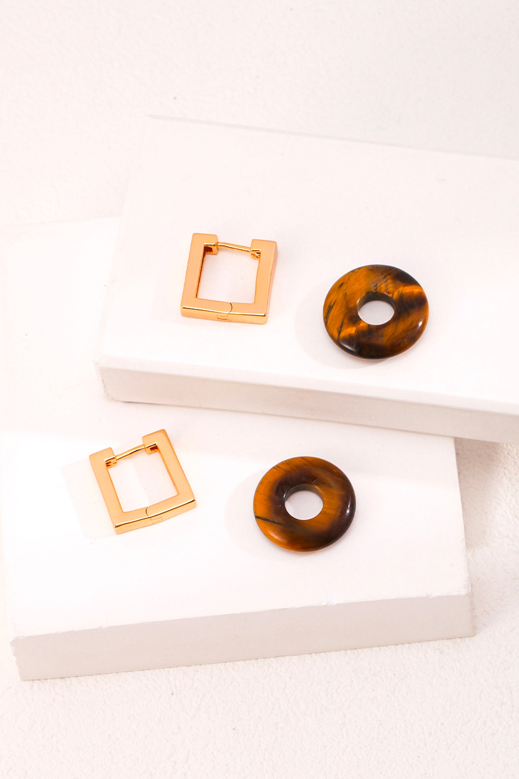 elegant gem stone earrings