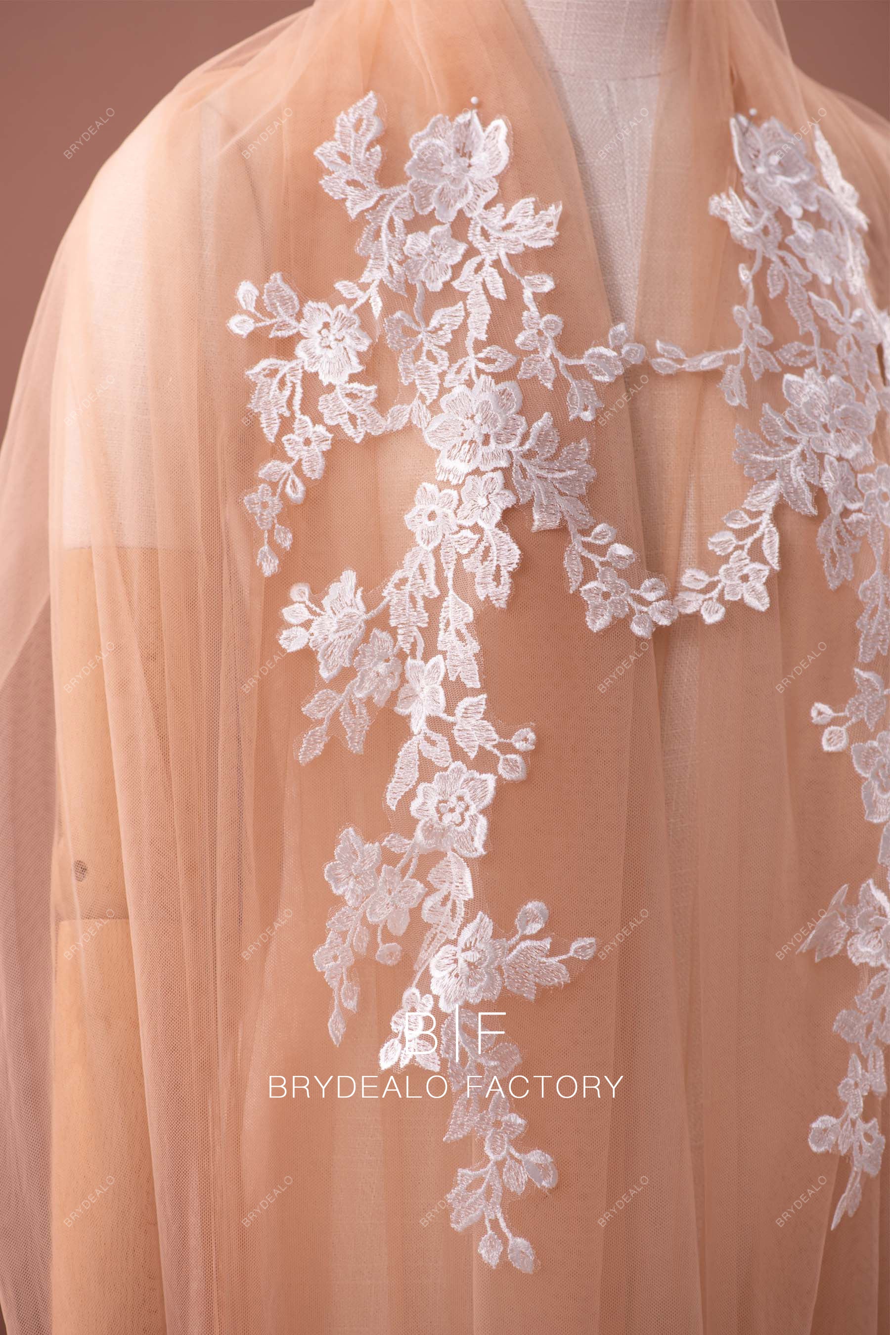 embroidery flower lace applique