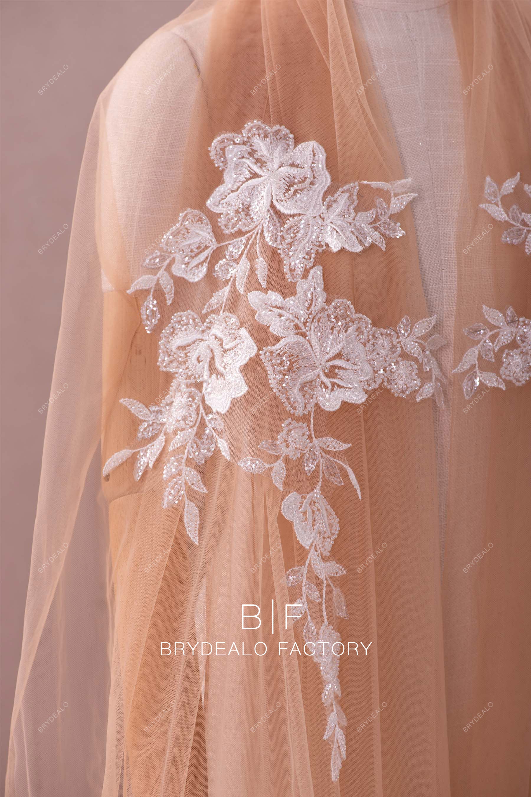 embroidery flower lace appliques