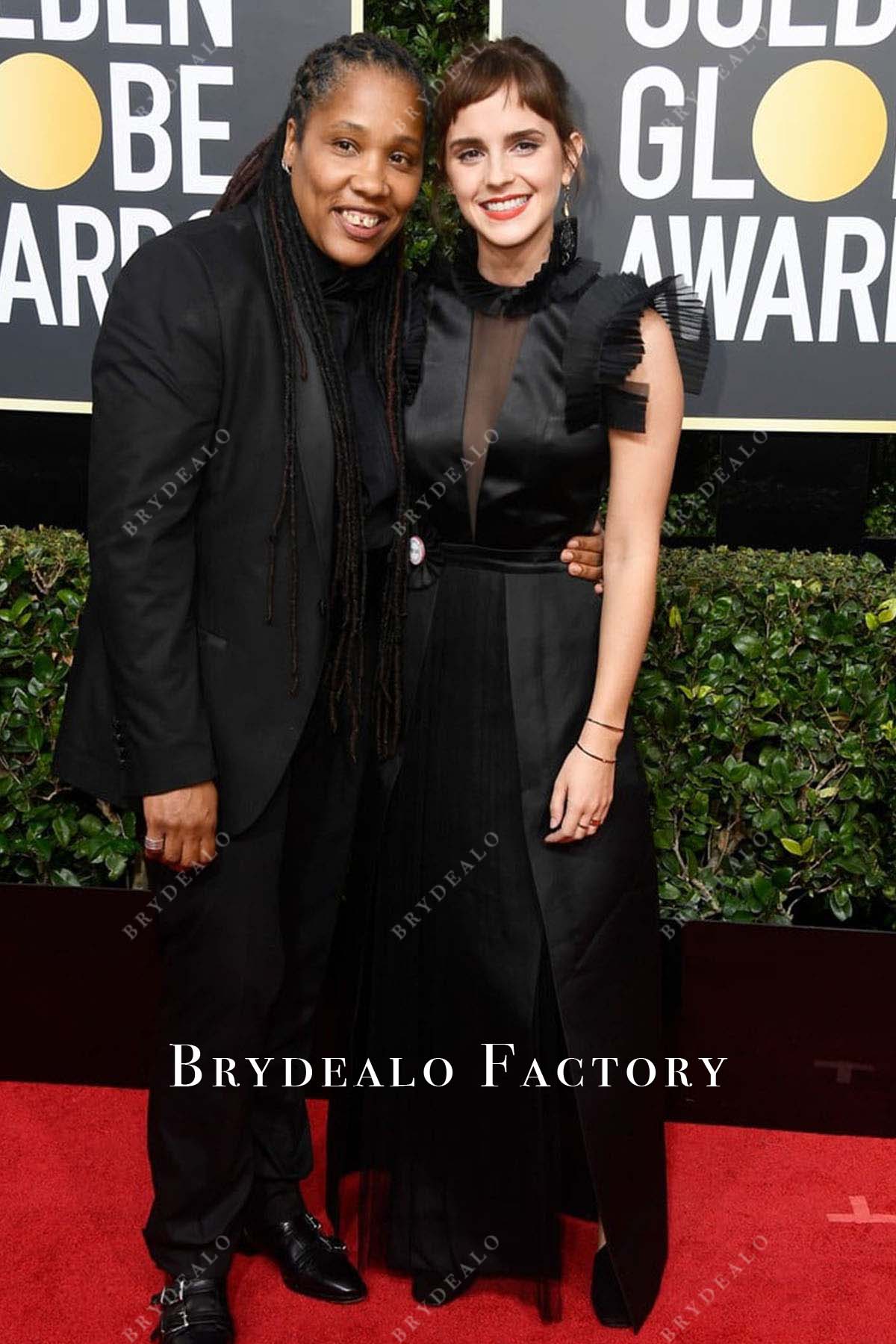 Emma Watson floor length dress 2018 Golden Globes