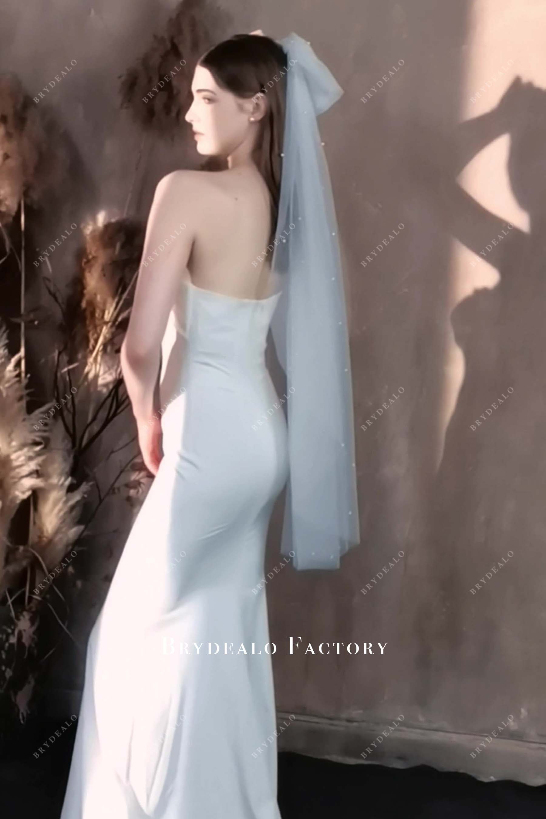 fingertip length bridal veil