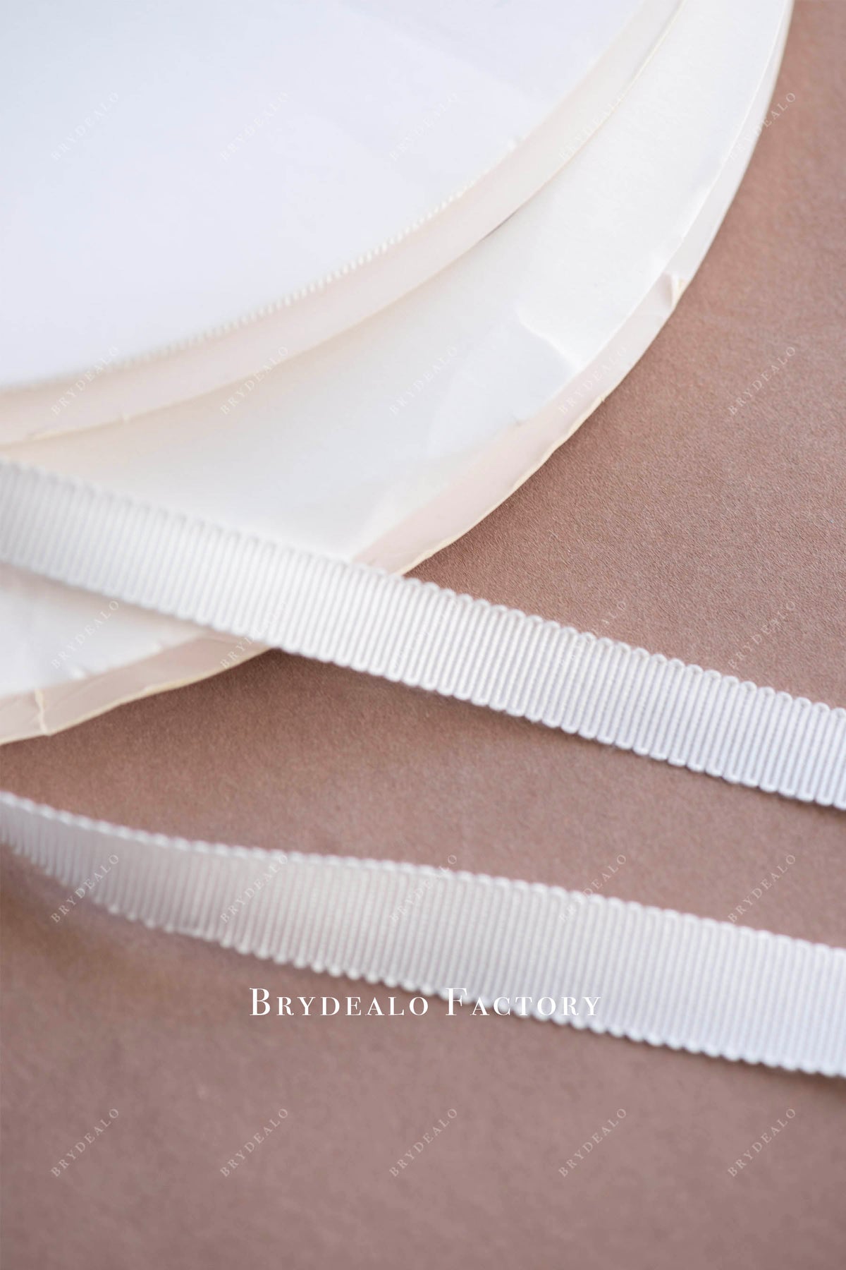 high quality solid white ribbon