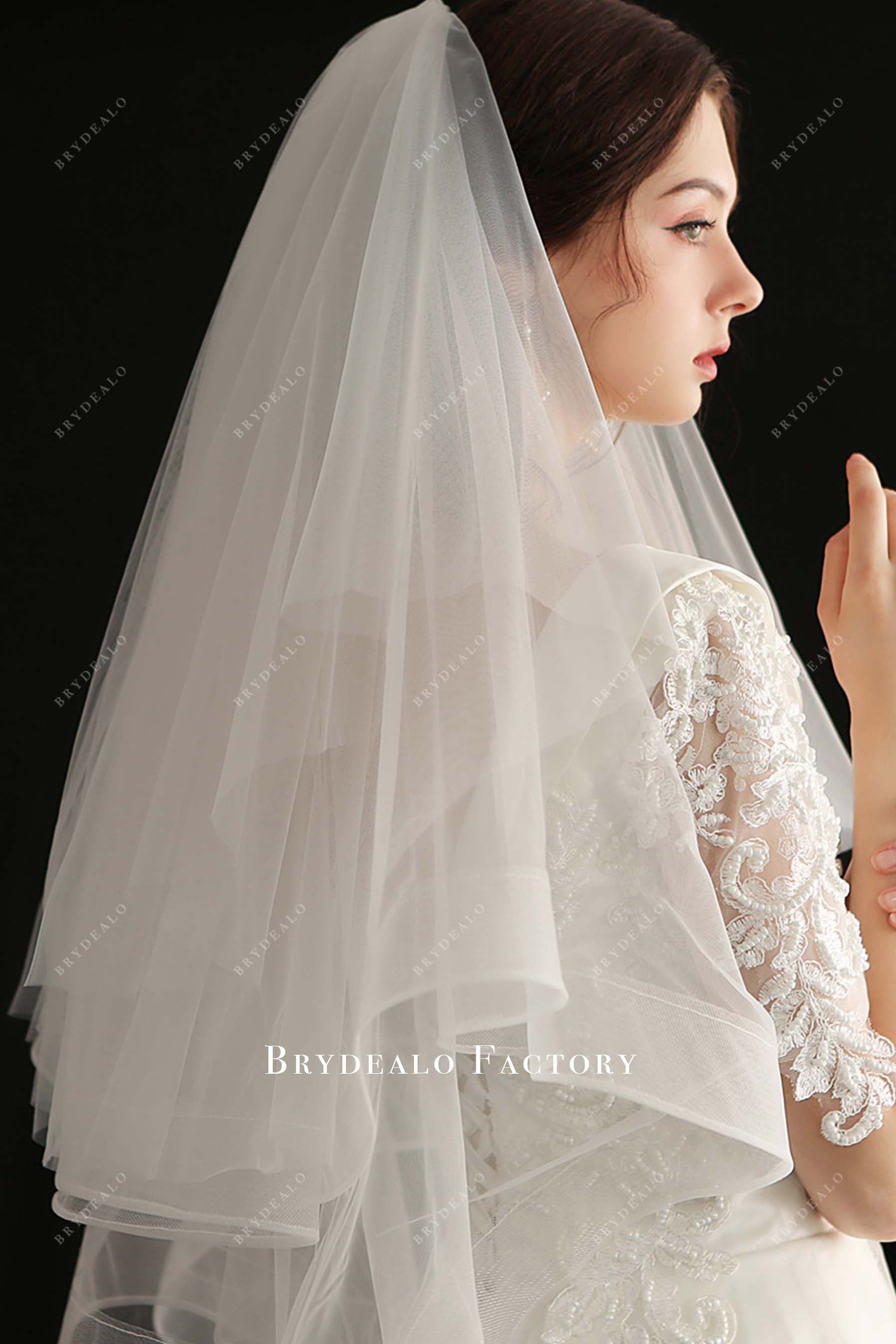 horsehair bridal veil