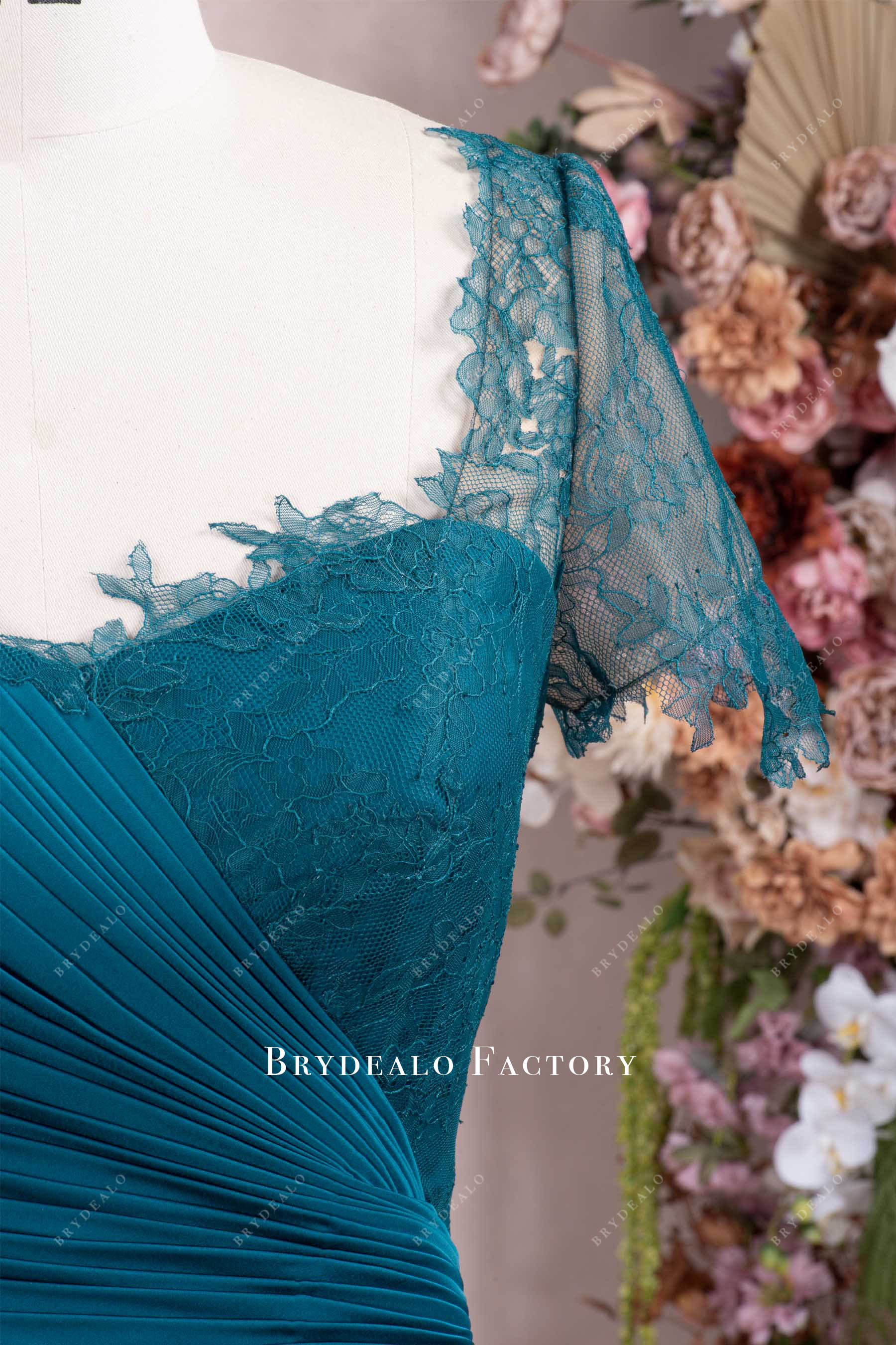 illusion cap sleeve lace mother of groom gown