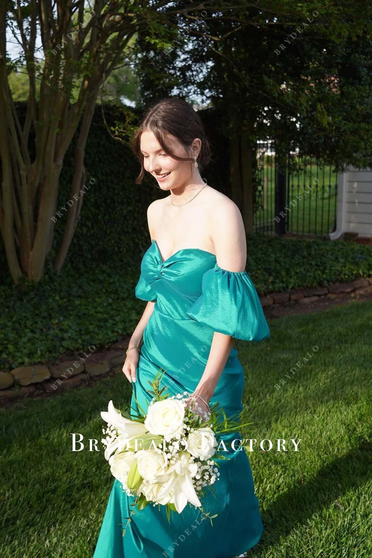 jade mermaid prom dress
