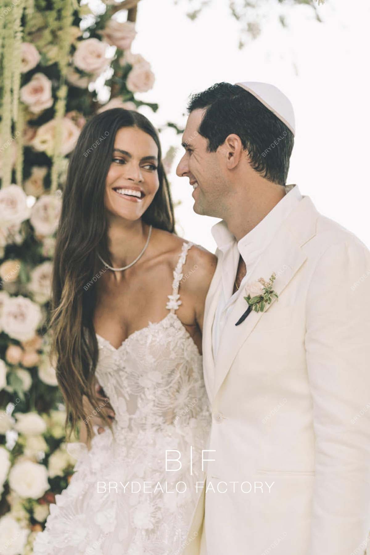 Kamila Hansen Spaghetti Strap Sweetheart Neck Wedding Dress