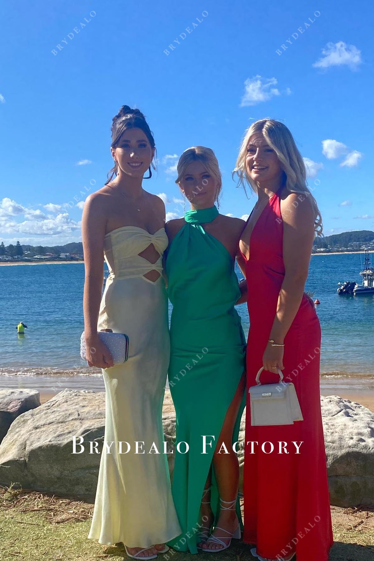 light yellow mermaid homecoming dress