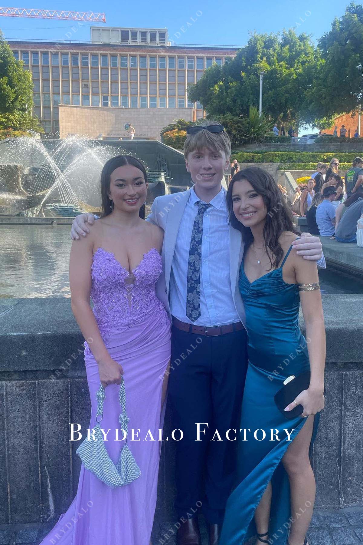 lilac lace v neck homecoming dress