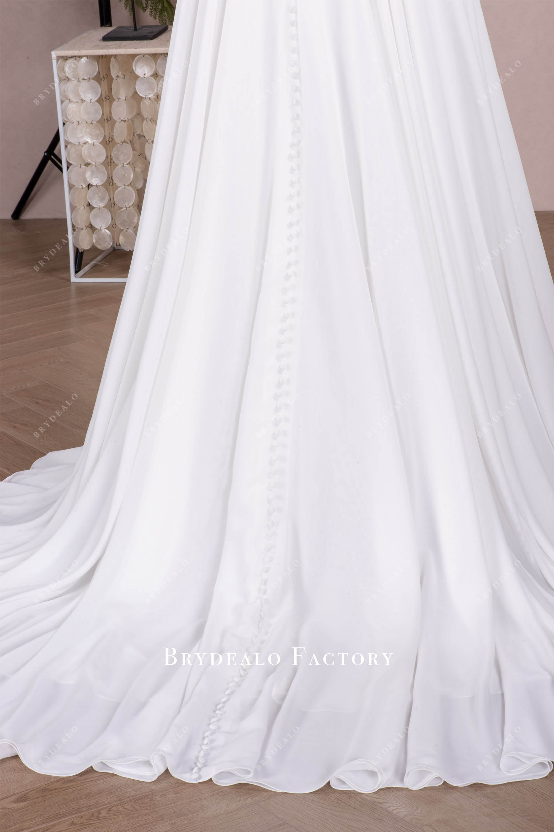 long train wedding dress