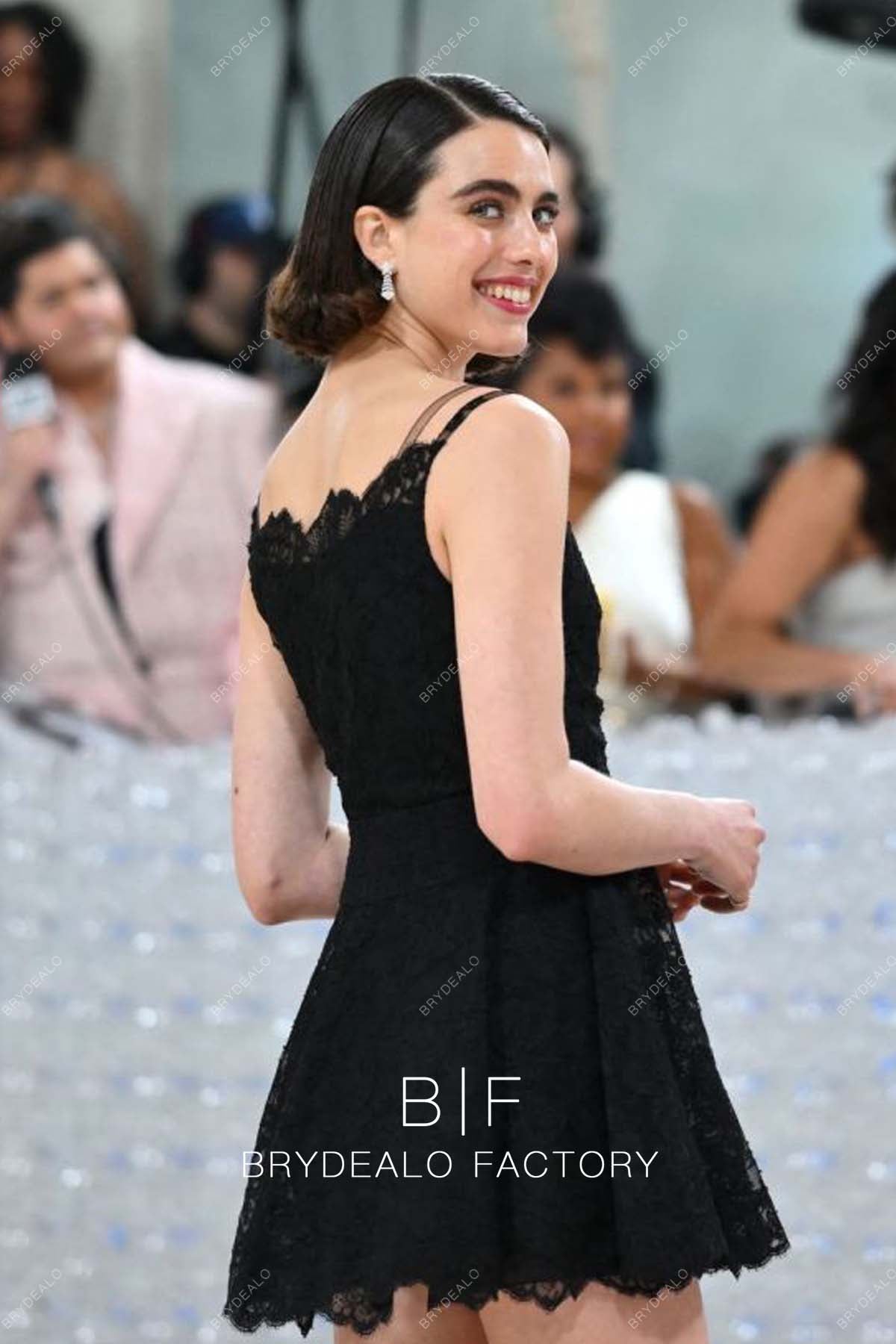 Margaret Qualley 2023 Met Gala Cute Short Dress