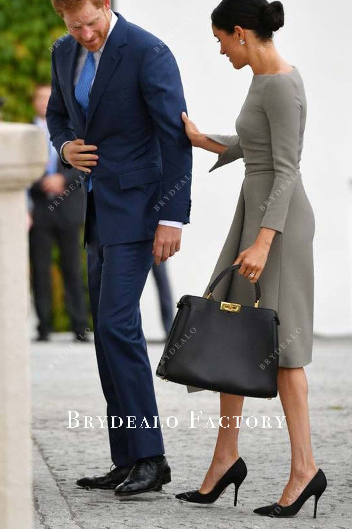 Meghan Markle long sleeve dress 2018 Visit Dublin